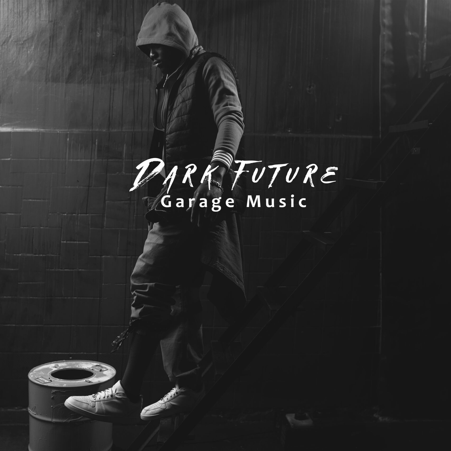 Album cover of Dark Future Garage Music - Night Atmospheric Synth Pads and Drums