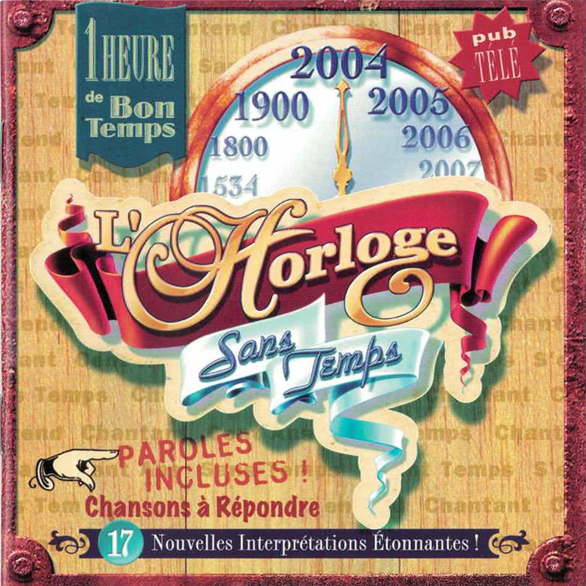 Album cover of L'Horloge sans Temps