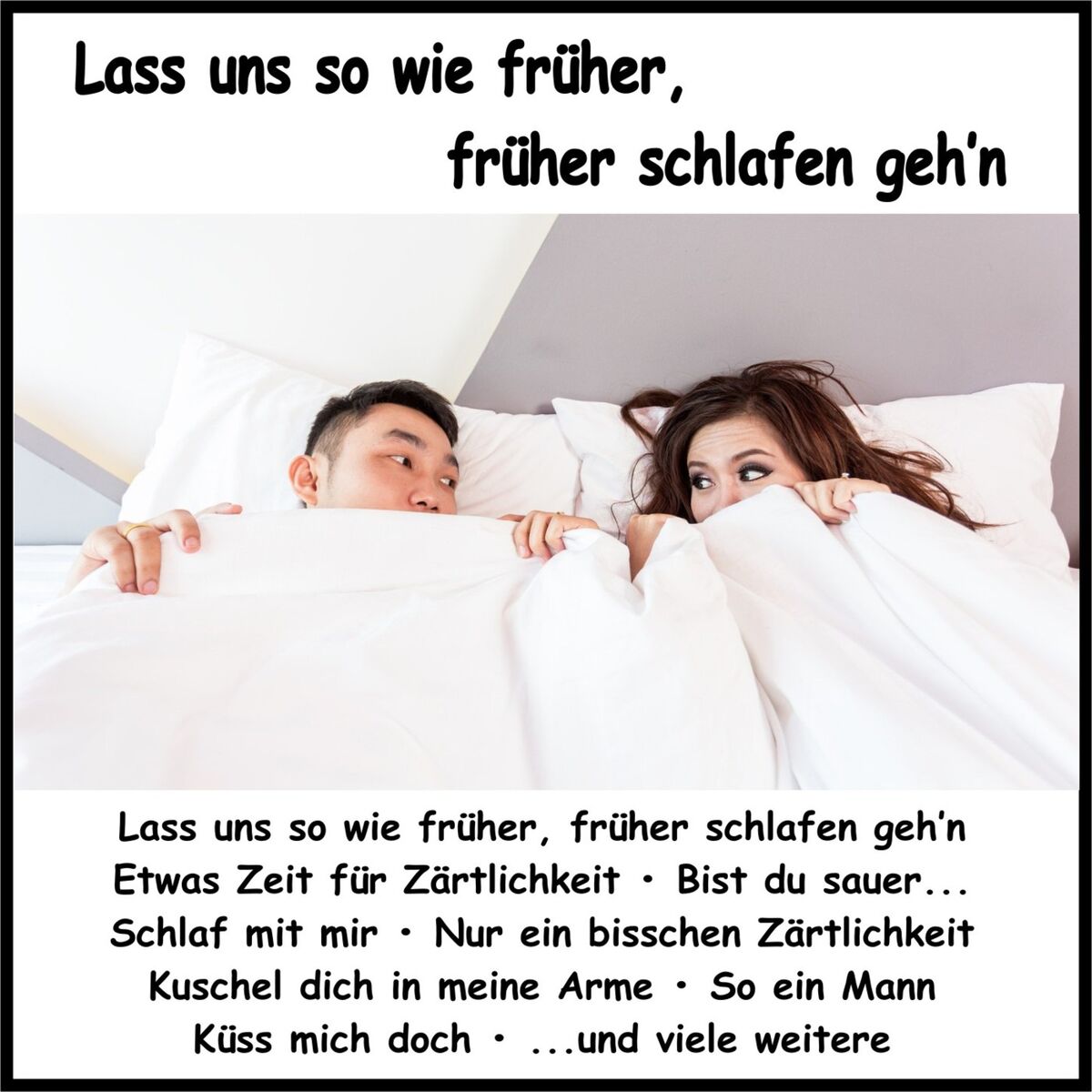 Album cover of Lass uns so wie früher, früher schlafen geh'n