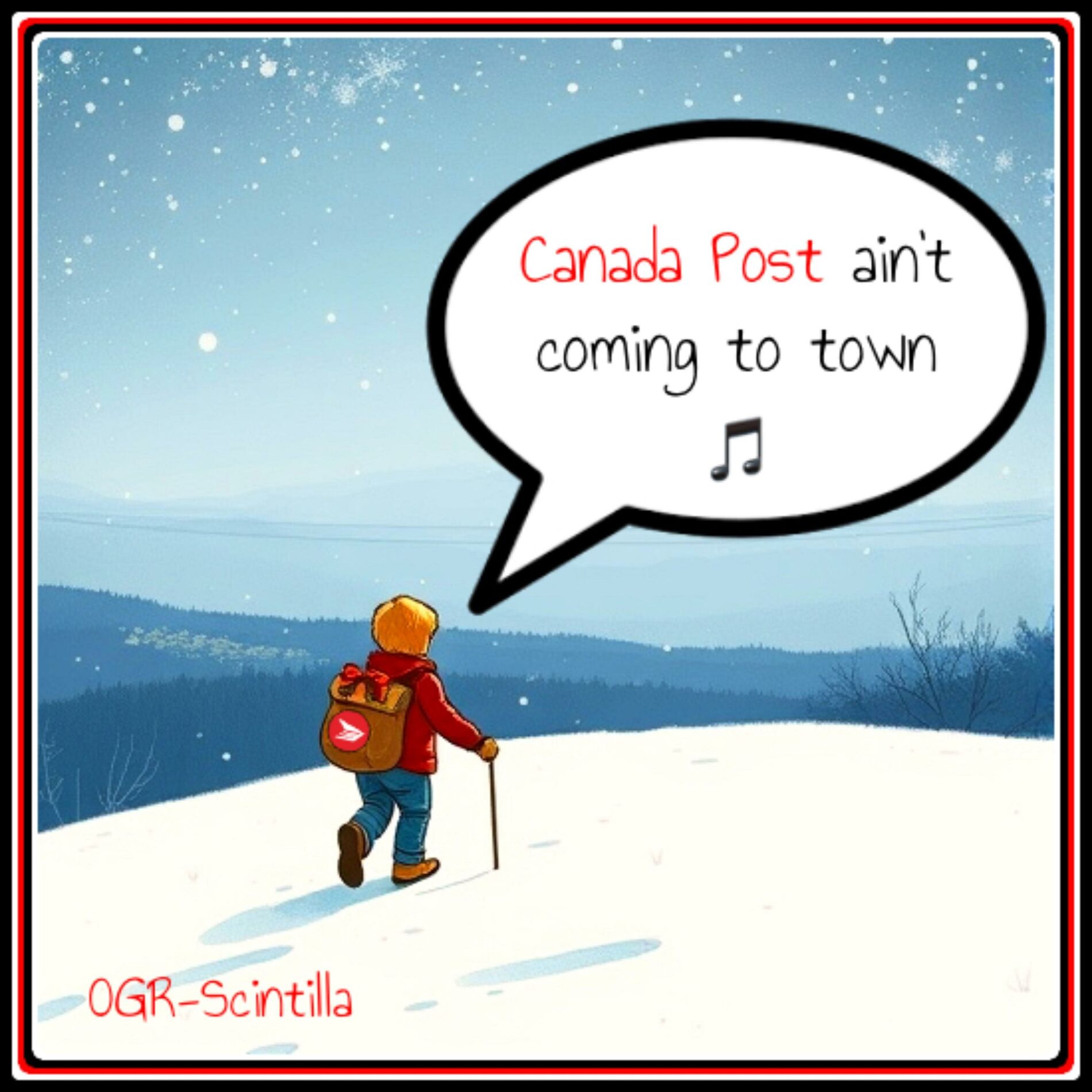 Album cover of Canada Post Ain't Coming to Town