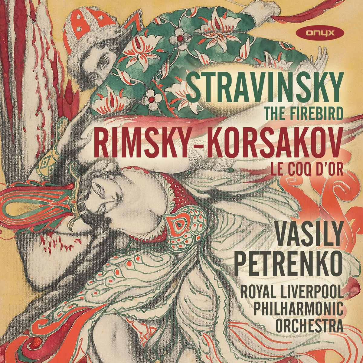 Album cover of Stravinsky: The Firebird & Rimsky-Korsakov: The Golden Cockerel Suite