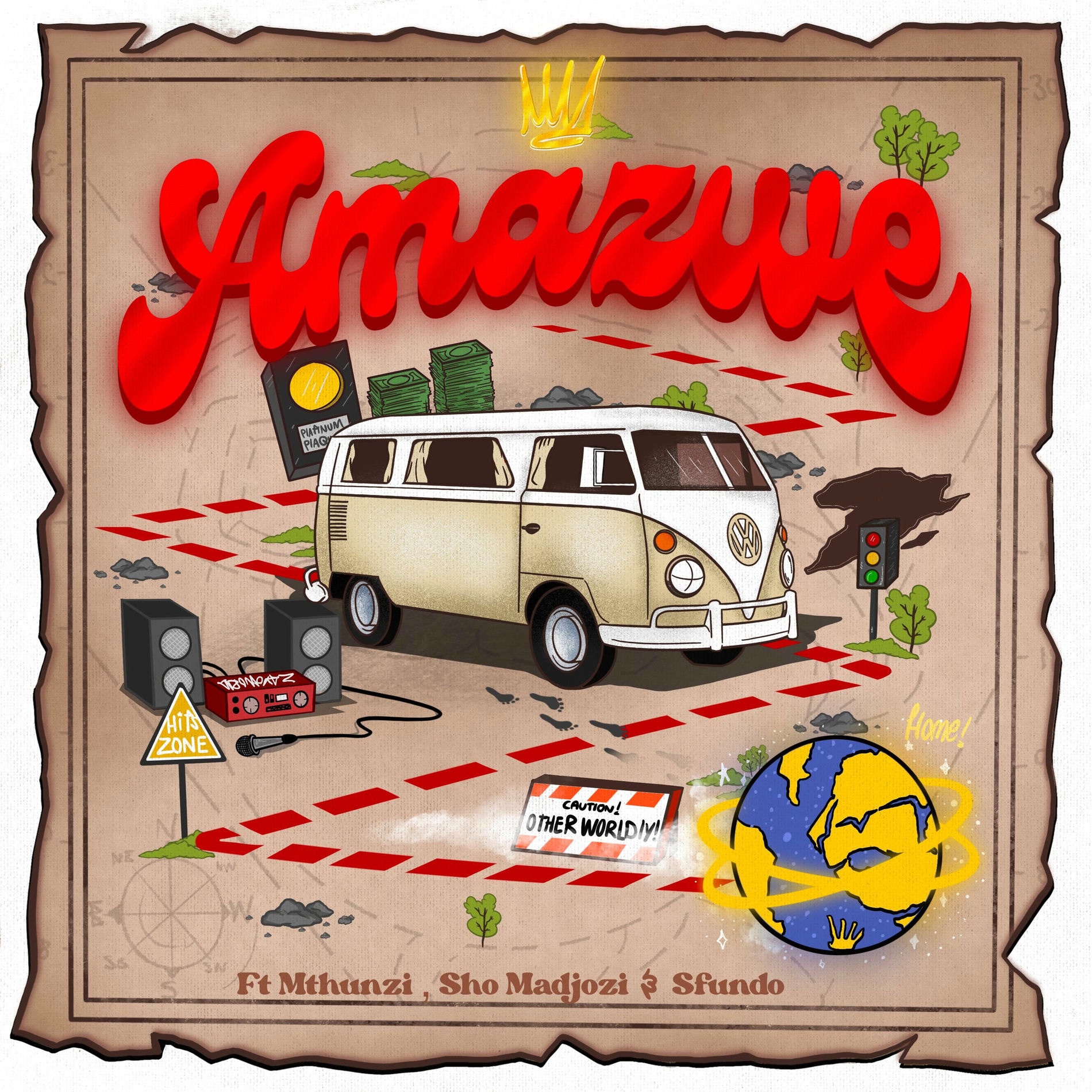 Album cover of Amazwe