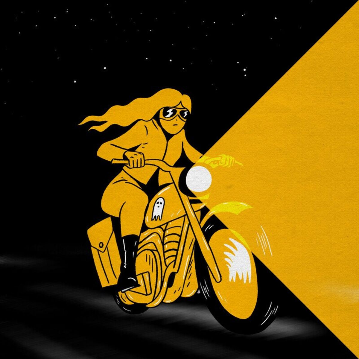 Album cover of When She Starts It Up / There's A Ghost In My Home