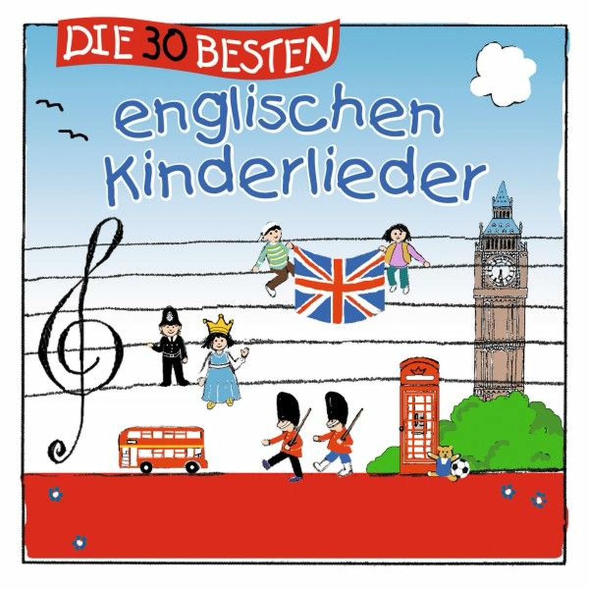 Album picture of Die 30 Besten Englischen Kinderlieder