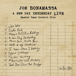 Cover of A New Day Yesterday (Live)