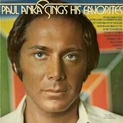 Cover of Sings His Favorites
