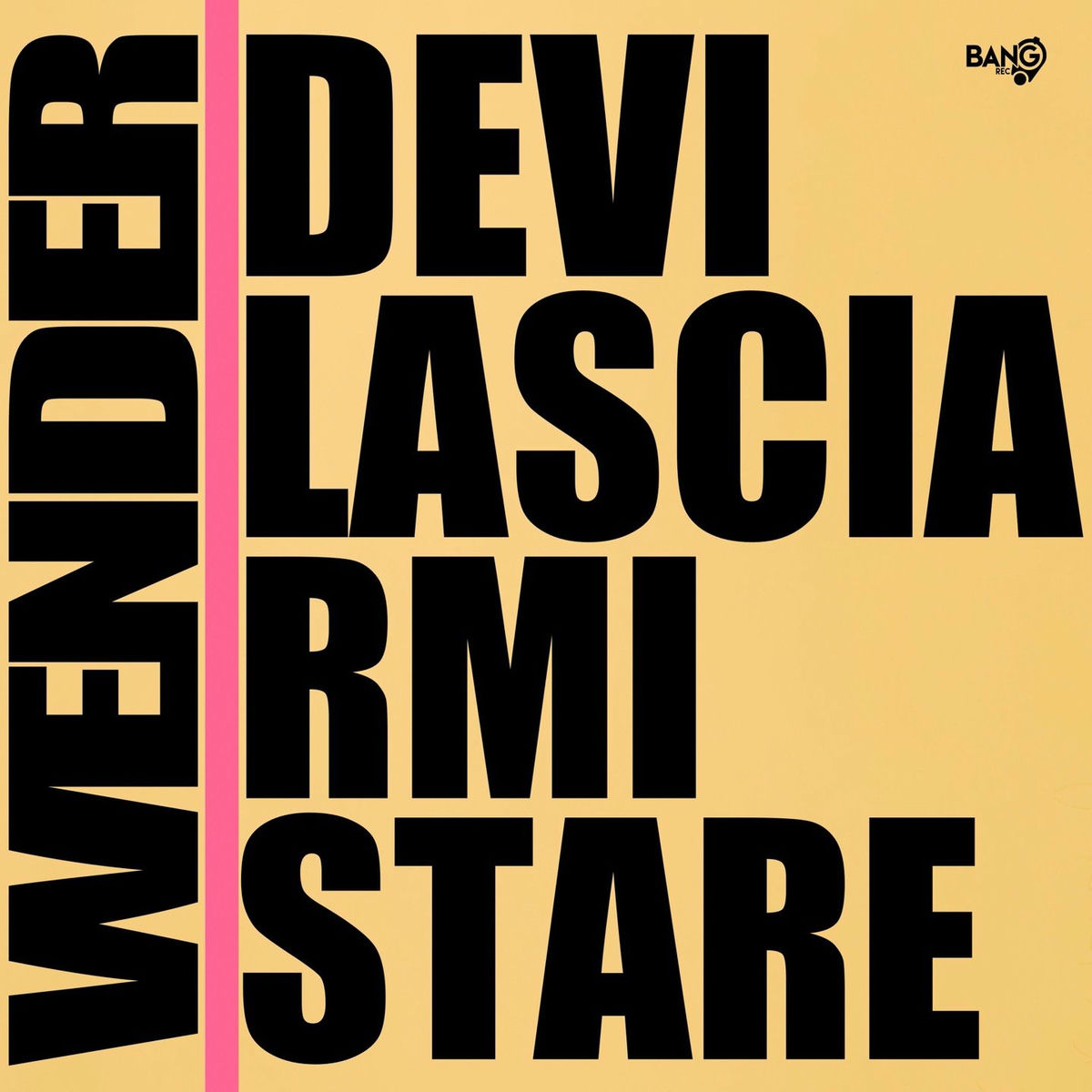 Album cover of Devi lasciarmi stare