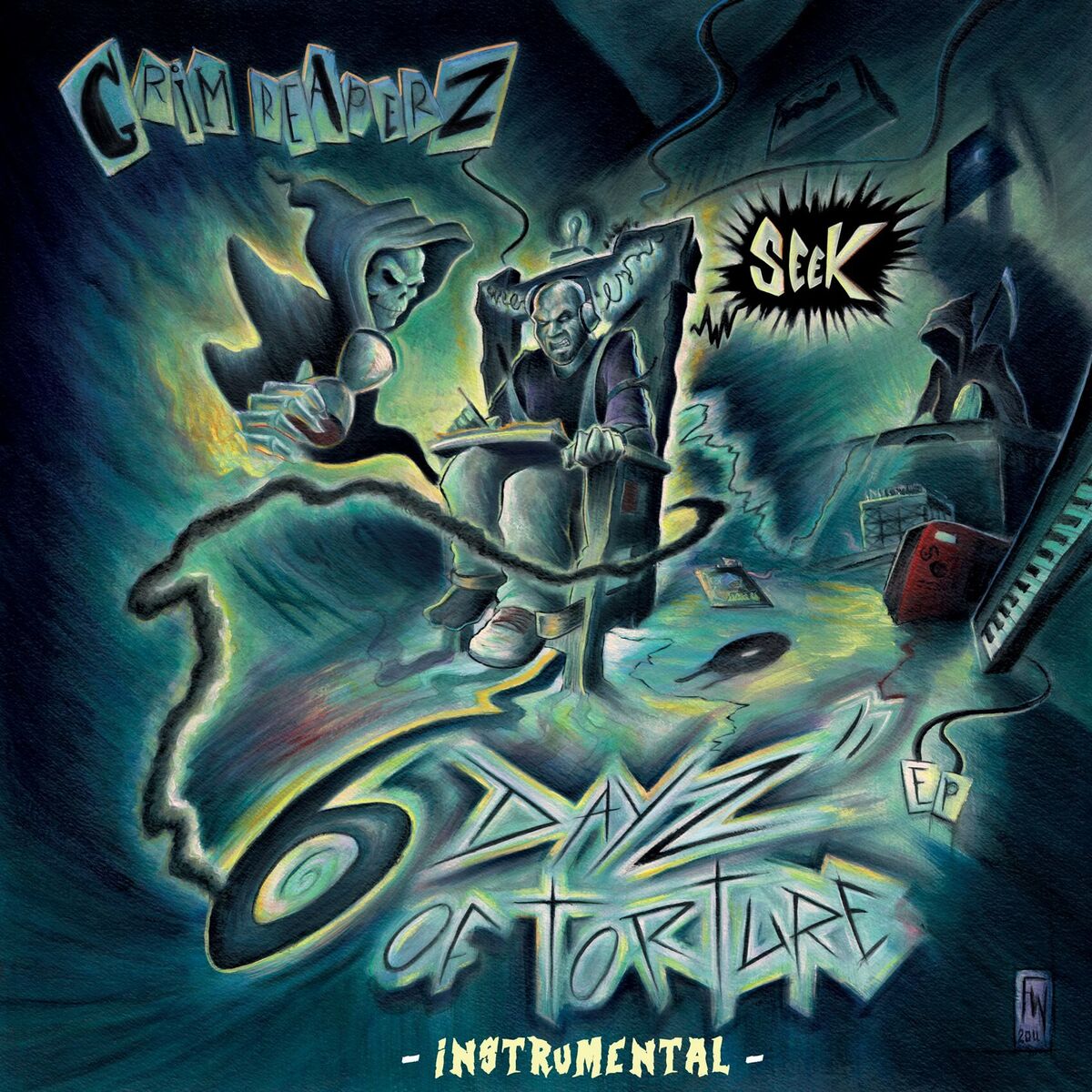 Album cover of 6 Dayz Of Torture (Instrumental)