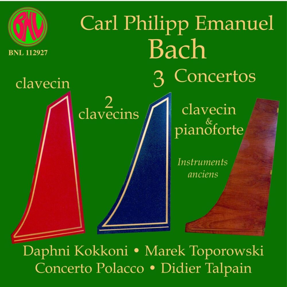Picture of C. P. E. Bach: 3 Concertos sur instruments anciens