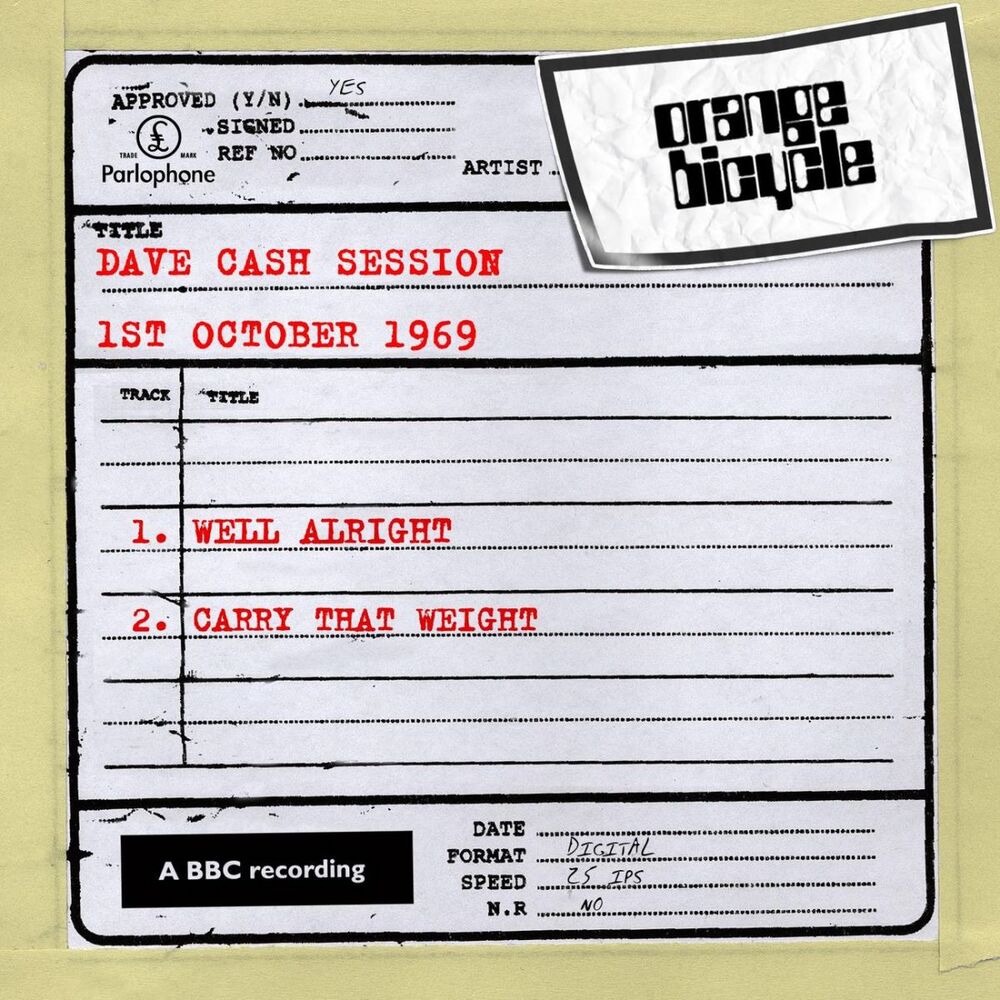 Picture of Dave Cash Session (1st October 1969)