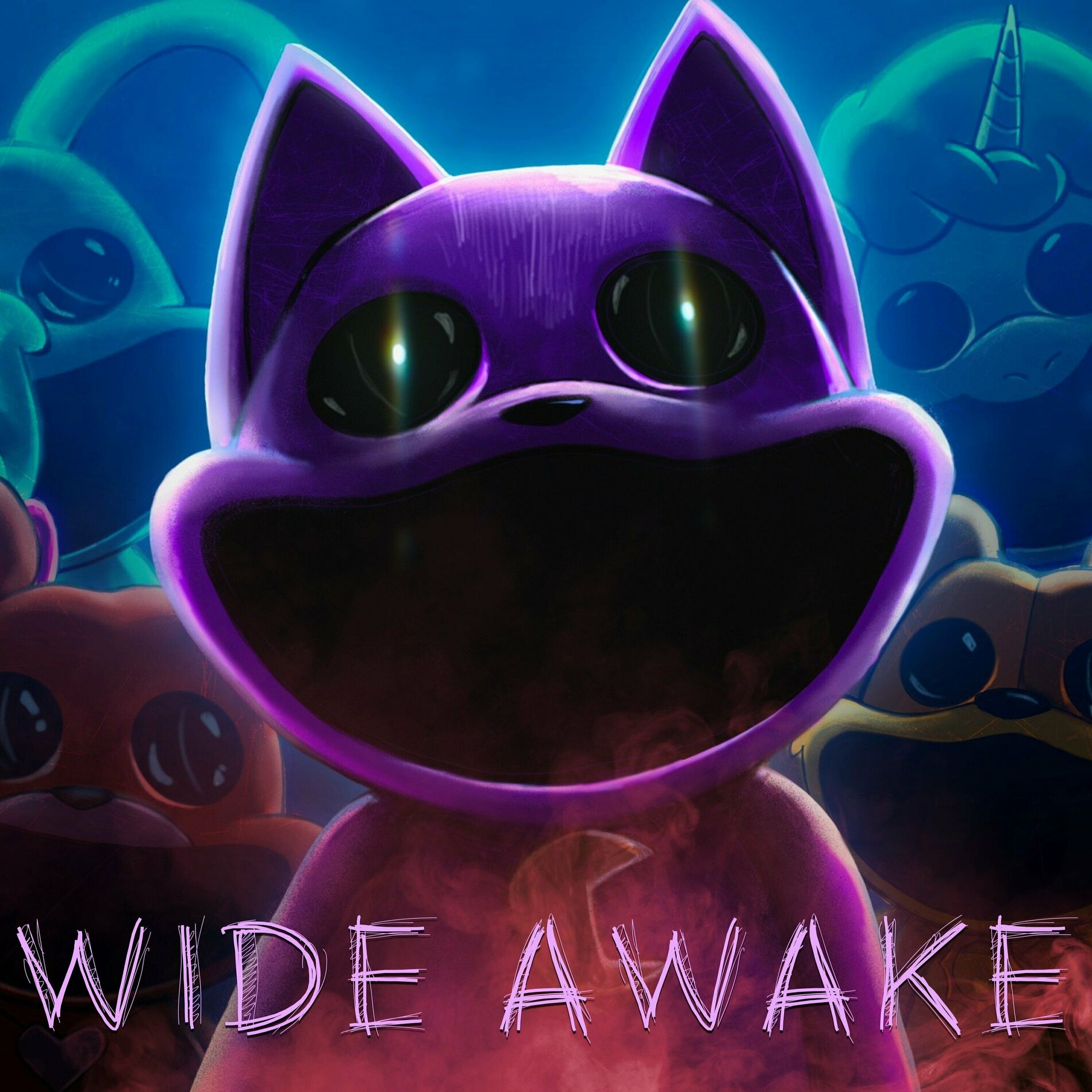 Album cover of Wide Awake (Poppy Playtime)