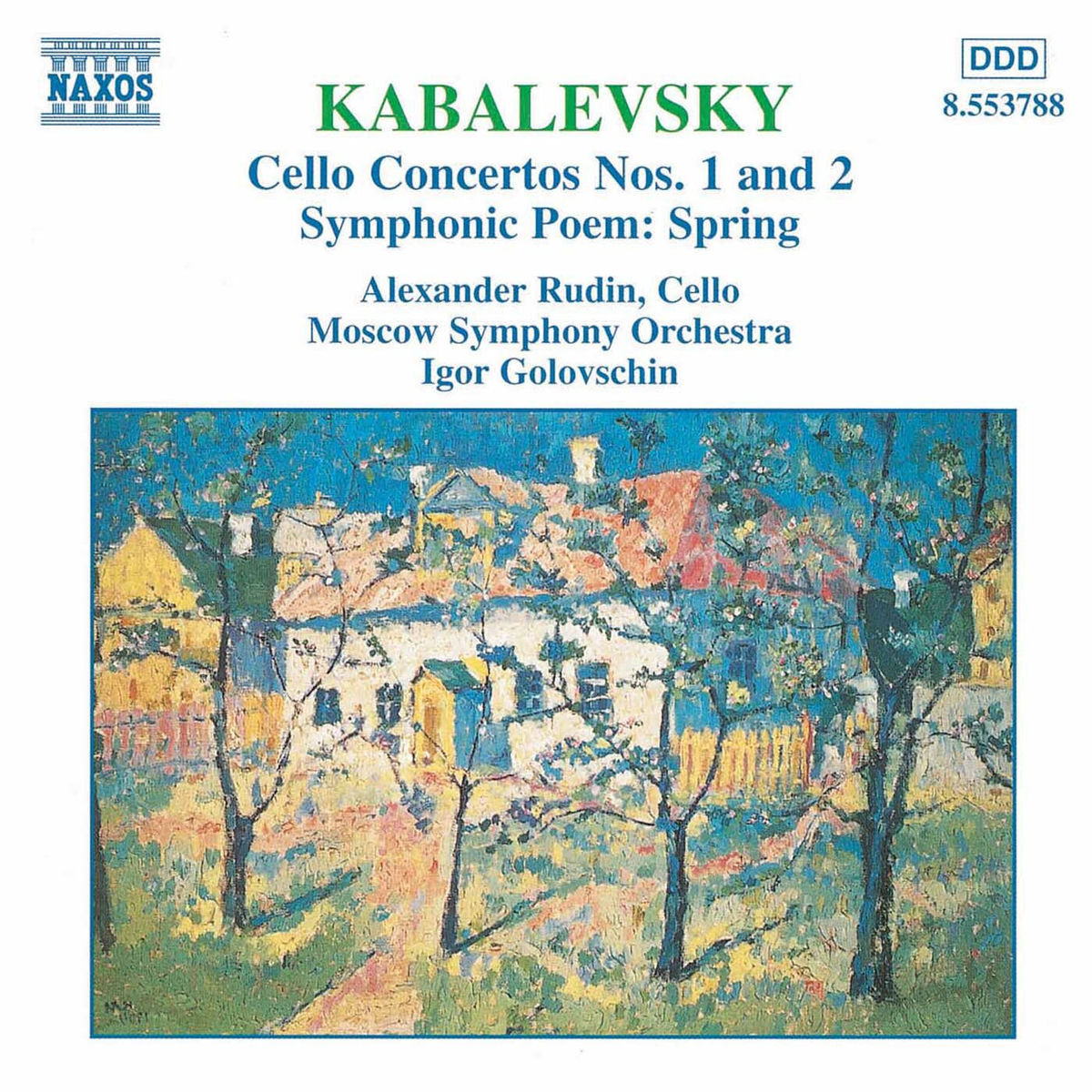 Album cover of Kabalevsky: Cello Concertos Nos. 1 and 2 / Spring, Op. 65