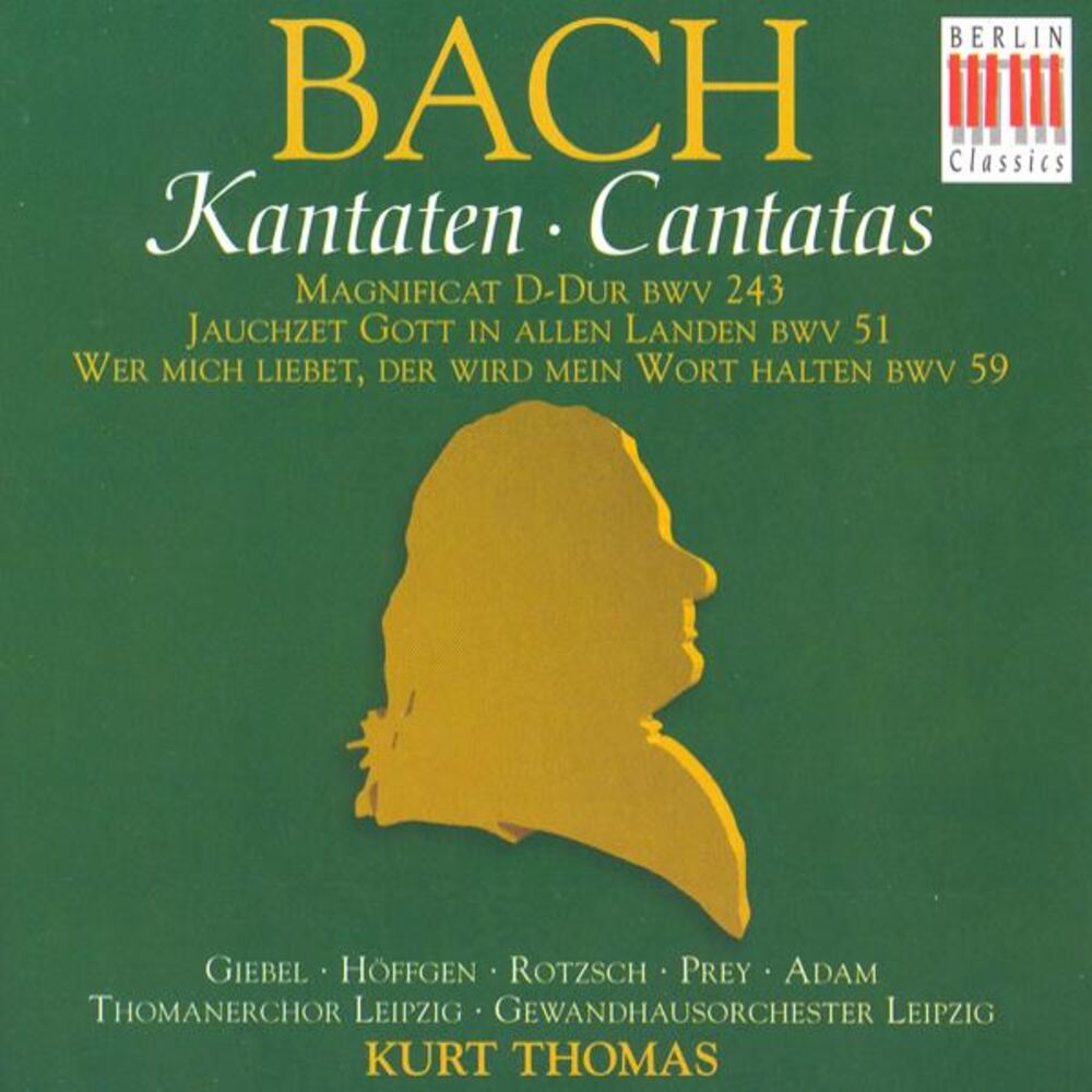 Picture of Johann Sebastian Bach: Cantatas - BWV 51, 59, 243 / Magnificat (Thomas)