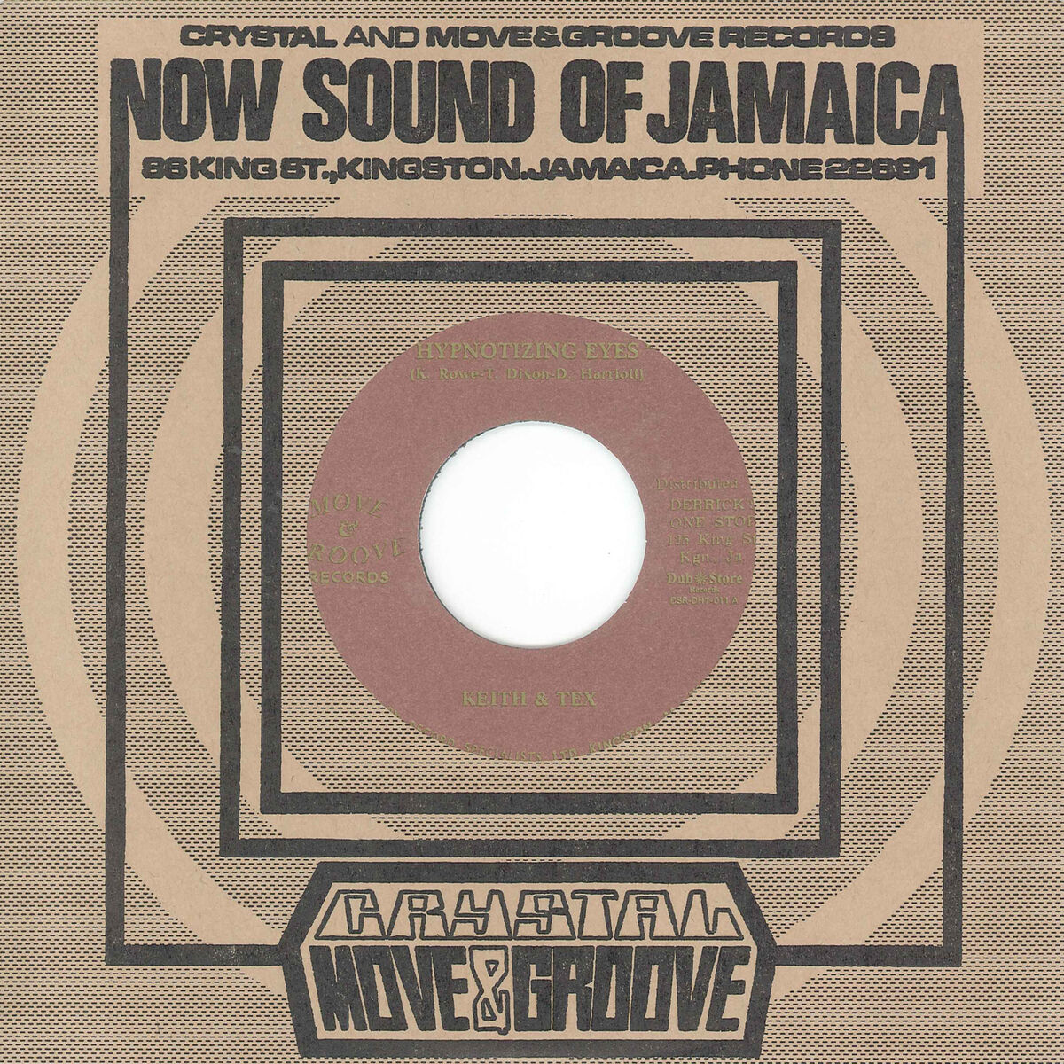 Album cover of Hypnotizing Eyes / Down The Street