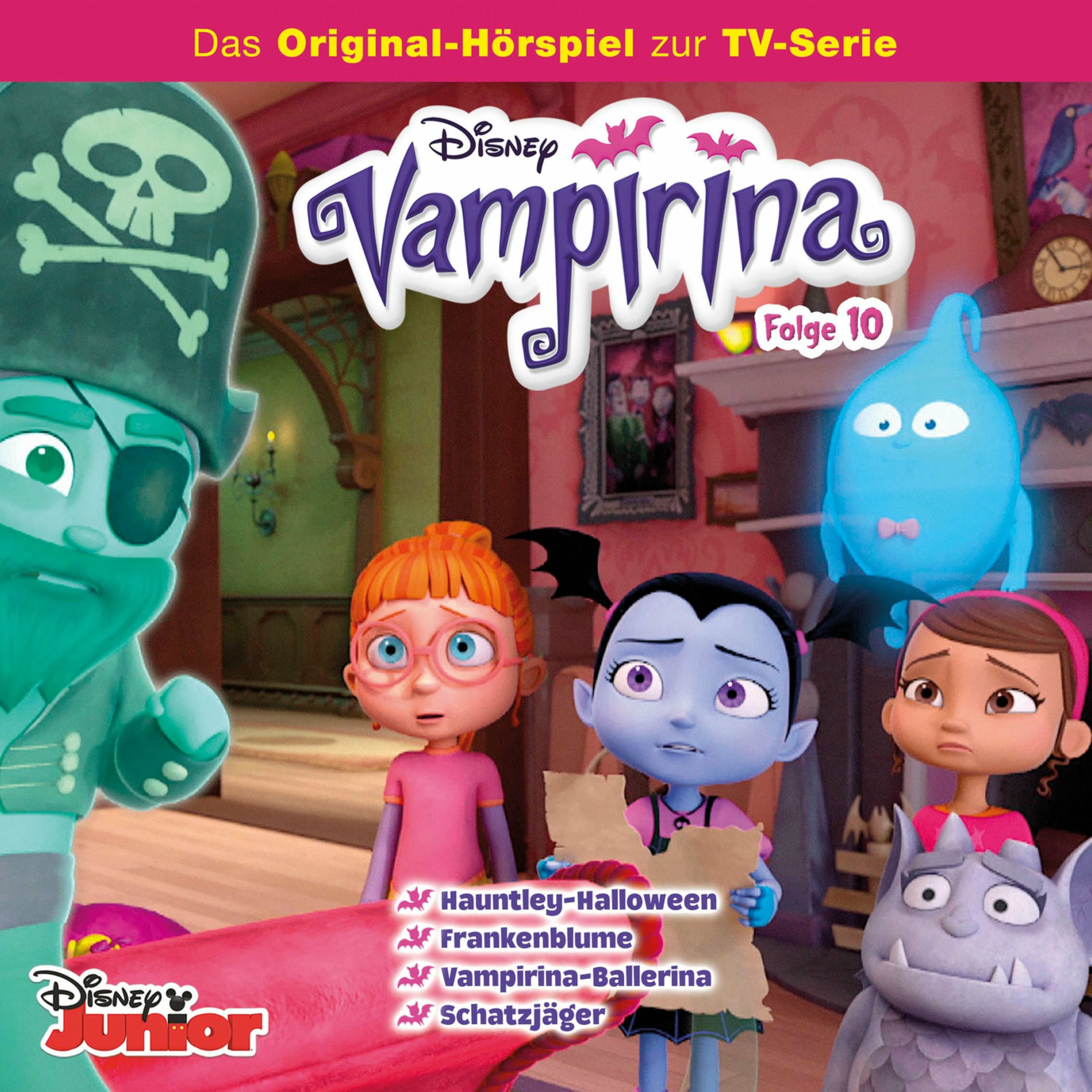 Album cover of 10: Hauntley-Halloween / Frankenblume / Vampirina-Ballerina / Schatzjäger (Hörspiel zur Disney TV-Serie)