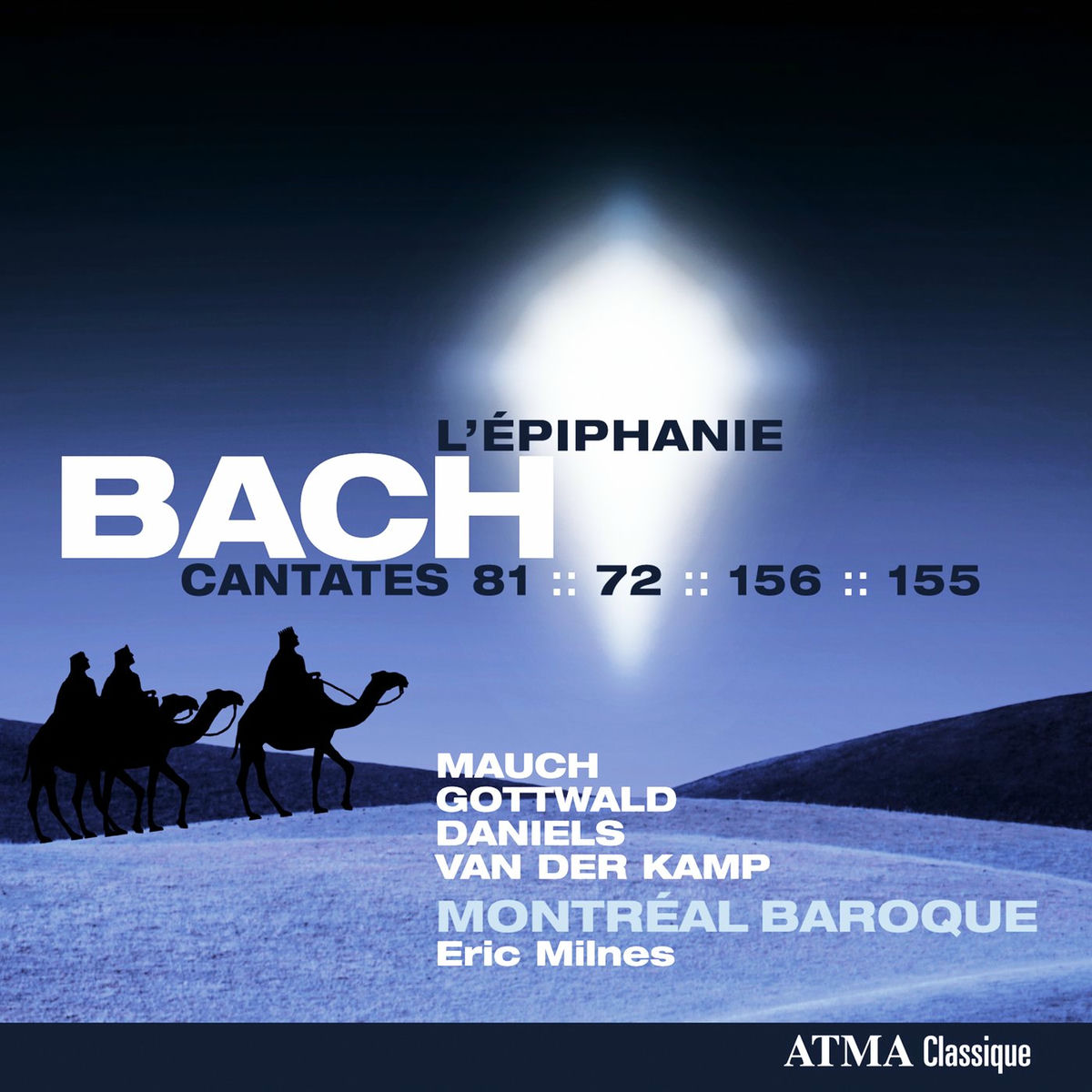 Album cover of Bach: Cantates pour l'Épiphanie: BWV 72, 81, 155 & 156