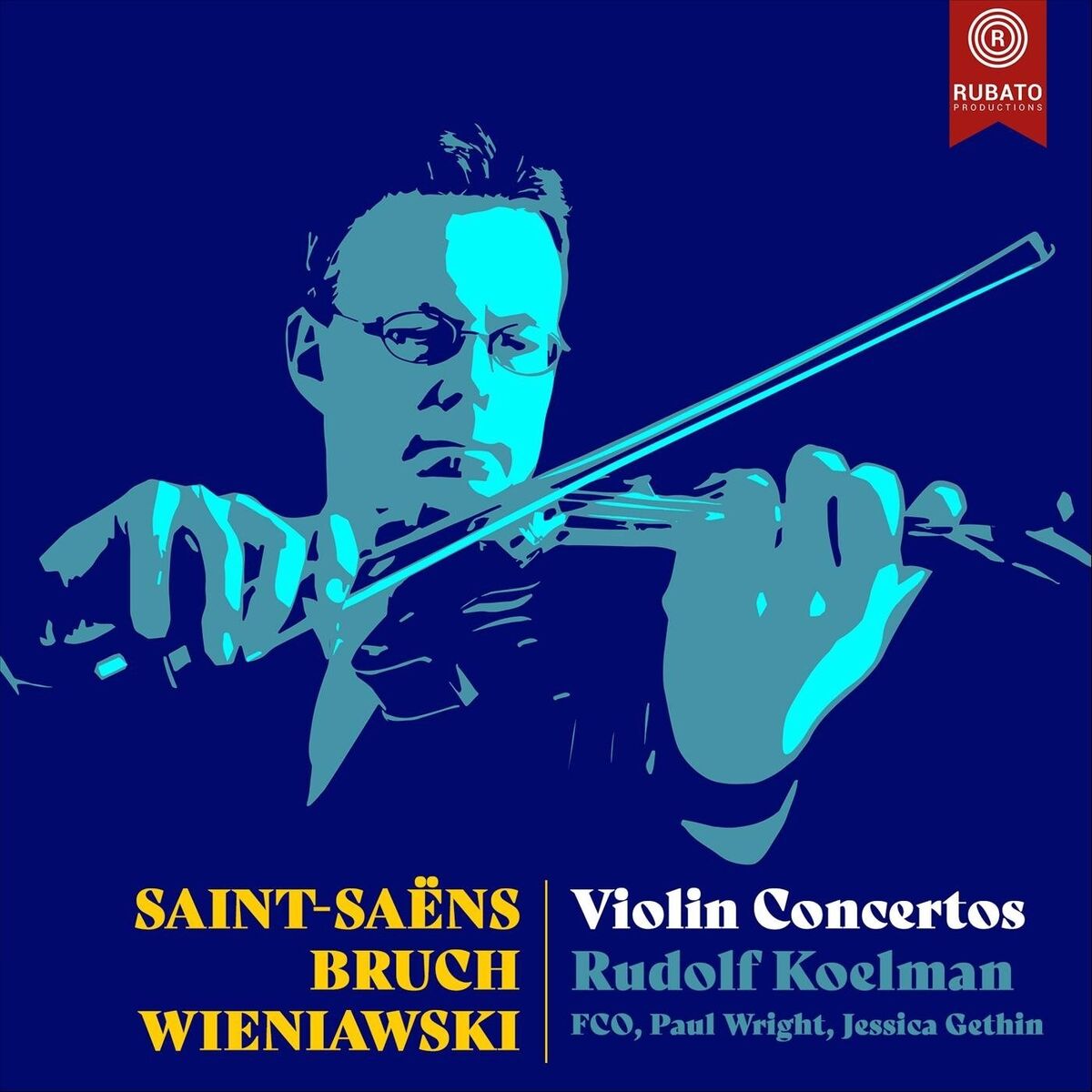 Album cover of Saint-Saëns, Bruch, Wieniawski Violin Concertos (Live)