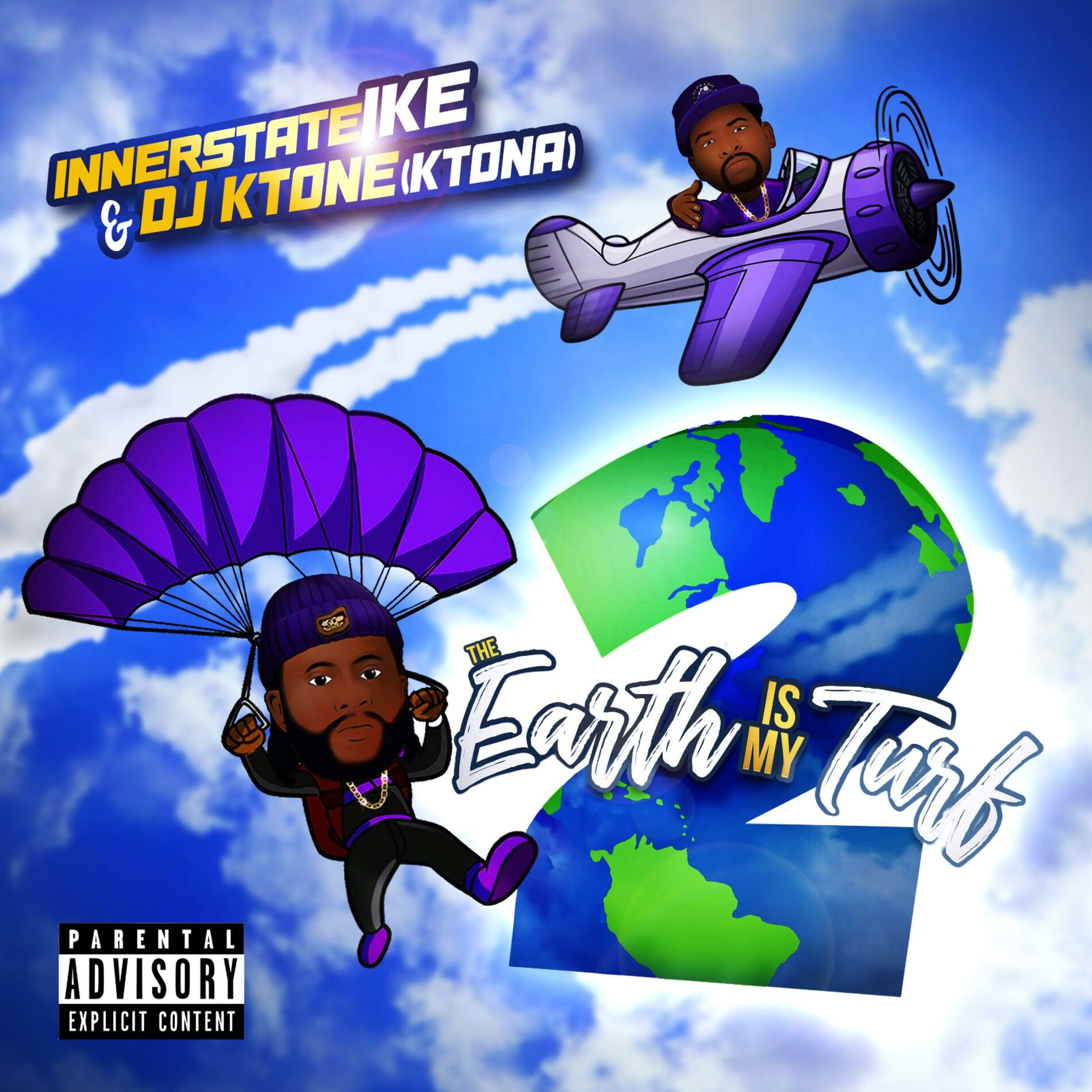 Innerstate Ike & KTona: The Earth Is My Turf: CD Innerstate Ike & KTona: The Earth Is My Turf: CD