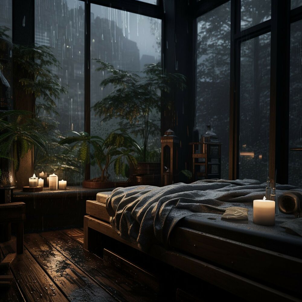 Picture of Serene Spa in the Rain: Spa Rhythms