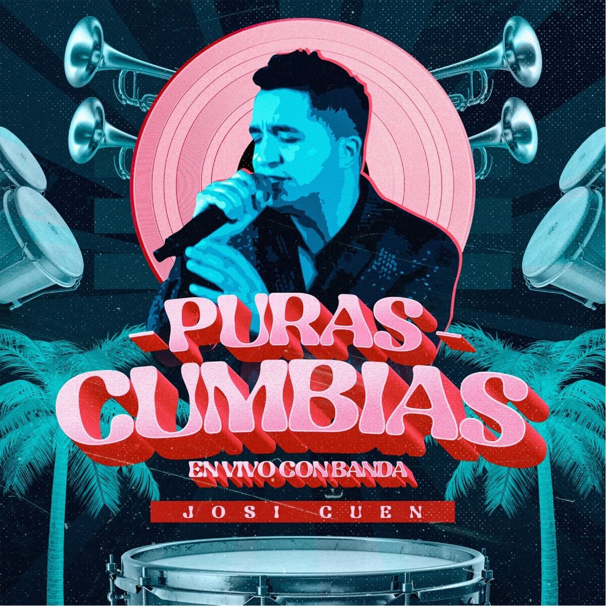 Album cover of Puras Cumbias (En Vivo)