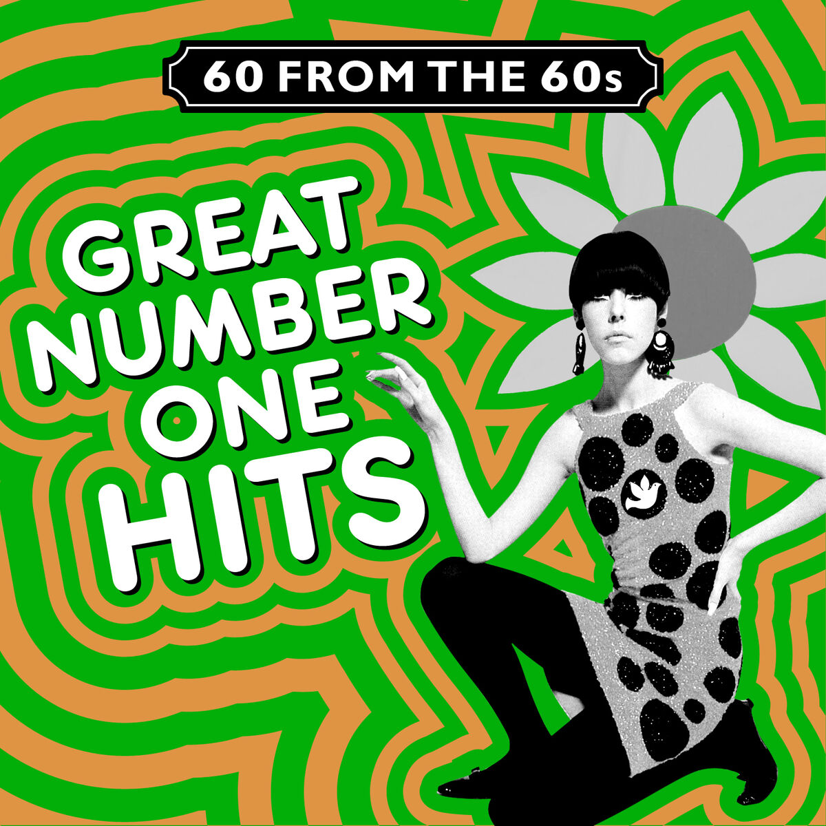 Album cover of 60 from the 60s - Great Number One Hits!
