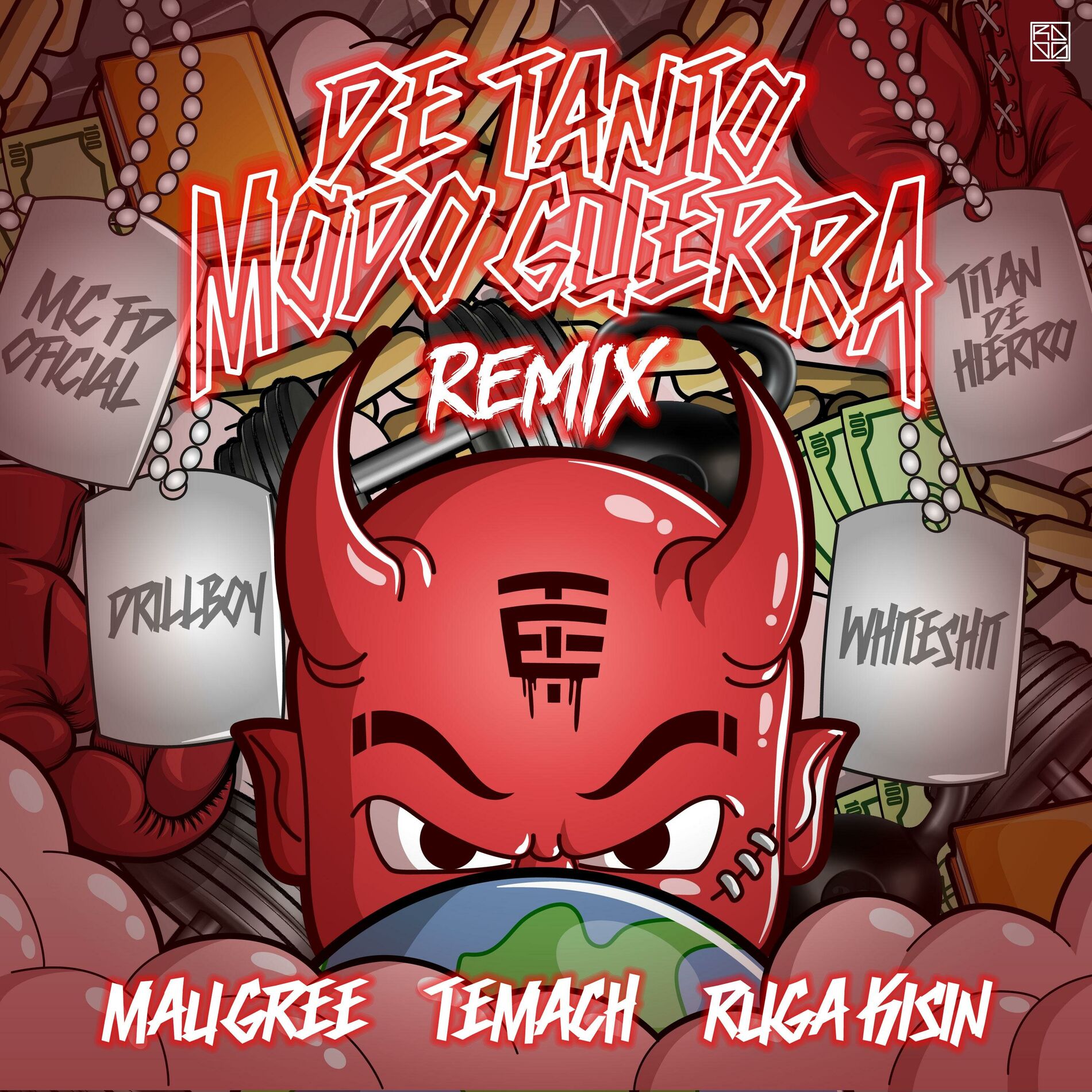 Album cover of De Tanto Modo Guerra (feat. Drillboy, MC FD Oficial, Titán de Hierro & White Shit State) [Remix]