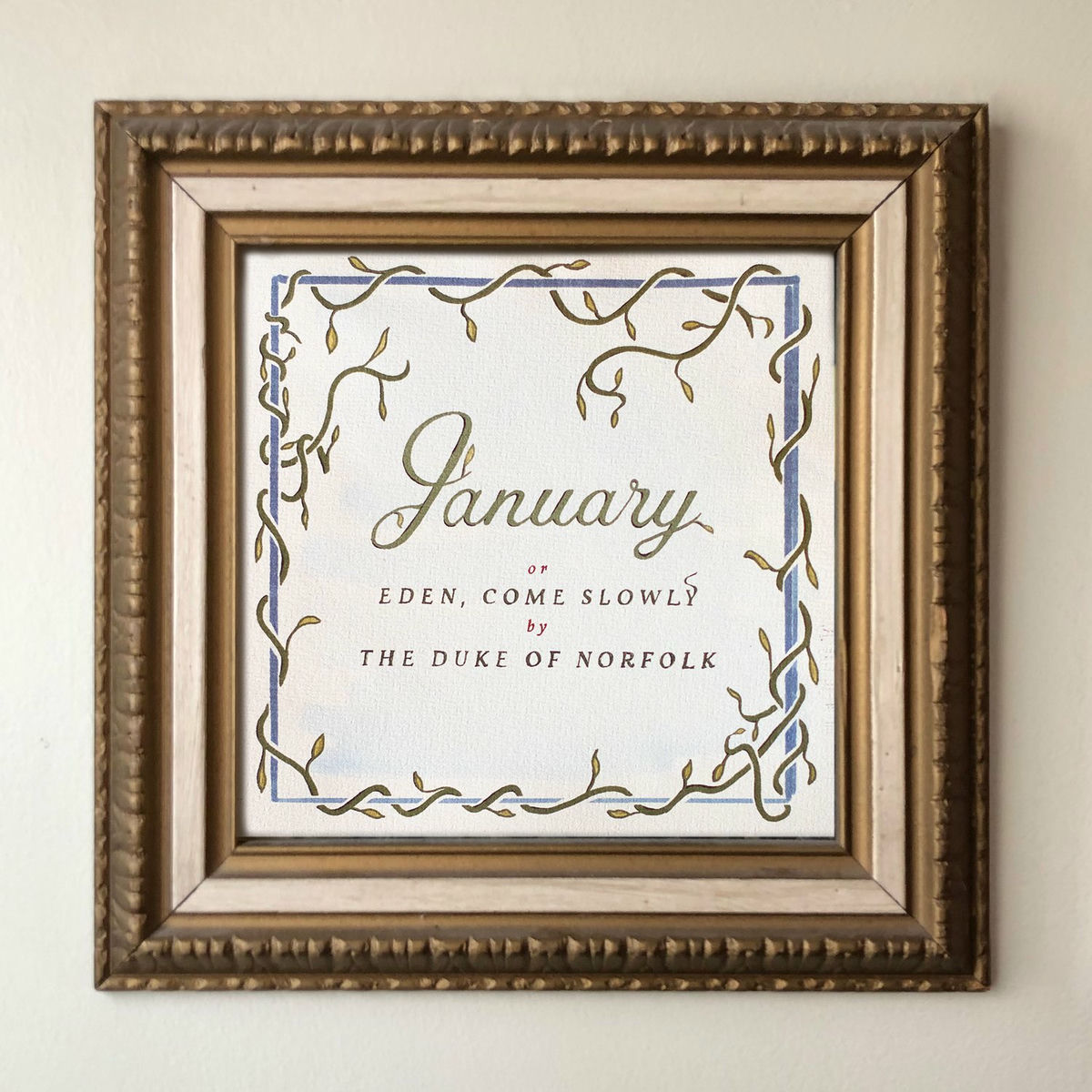 Album cover of January / Eden Come Slowly