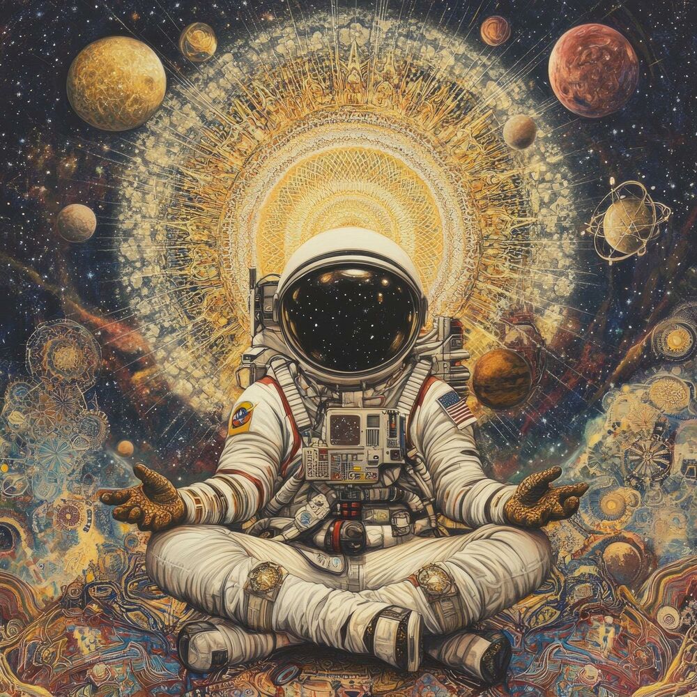 Picture of Den Guddommelige Stilheds Hjerte: En Udforskning af Meditationens Skjulte Have