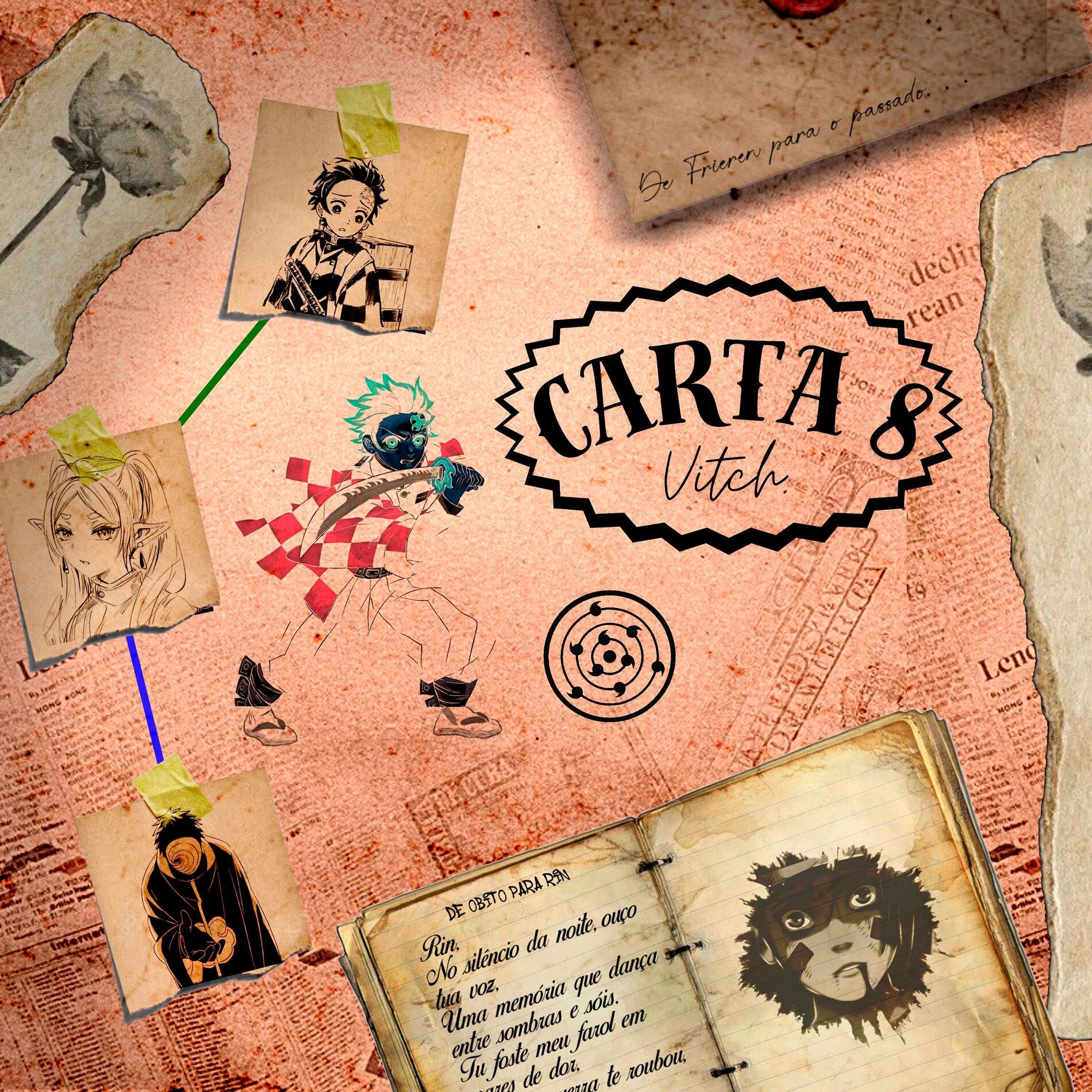 Album cover of Carta 8 (Tanjiro, Frieren e Obito)