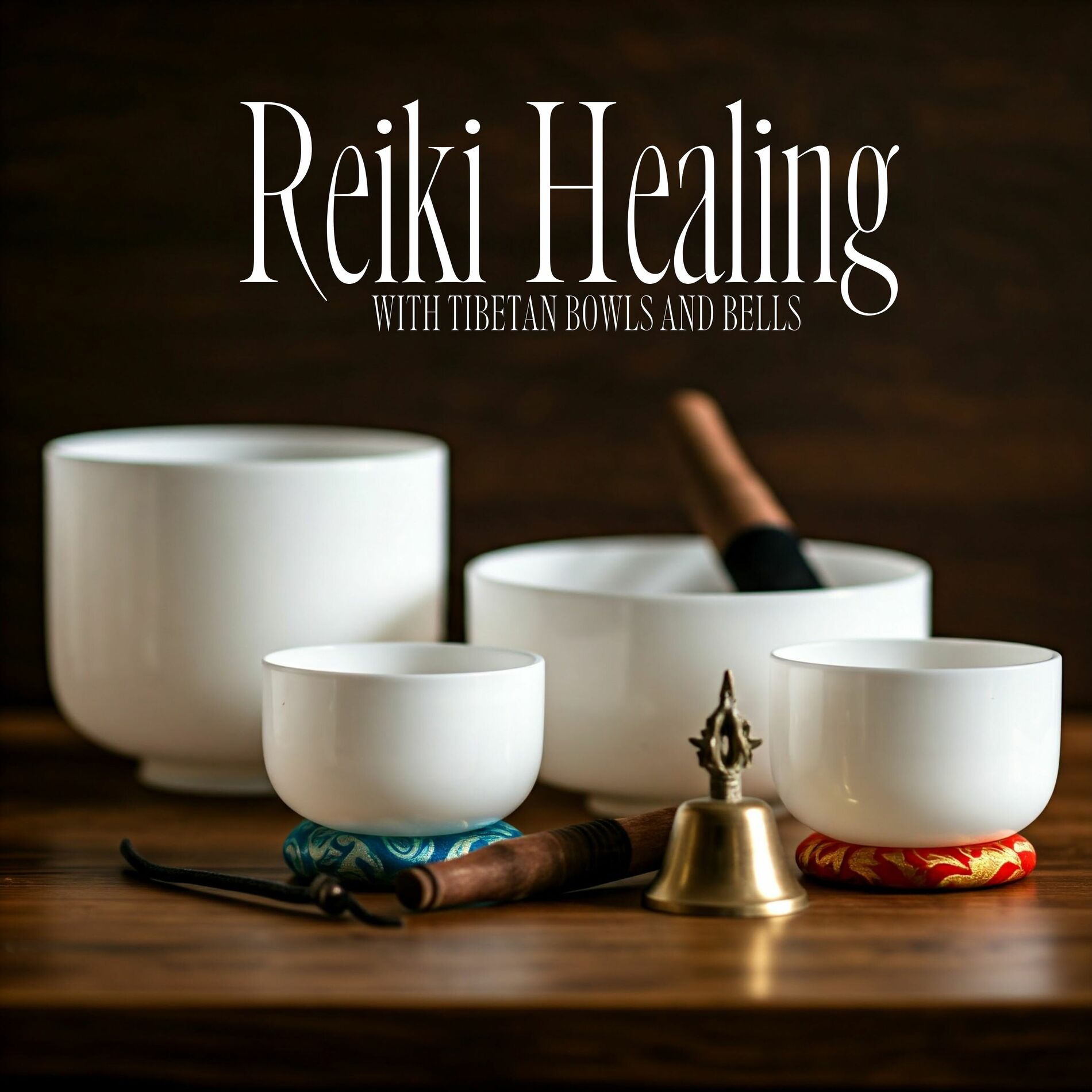 Album cover of Reiki Healing with Tibetan Bowls and Bells