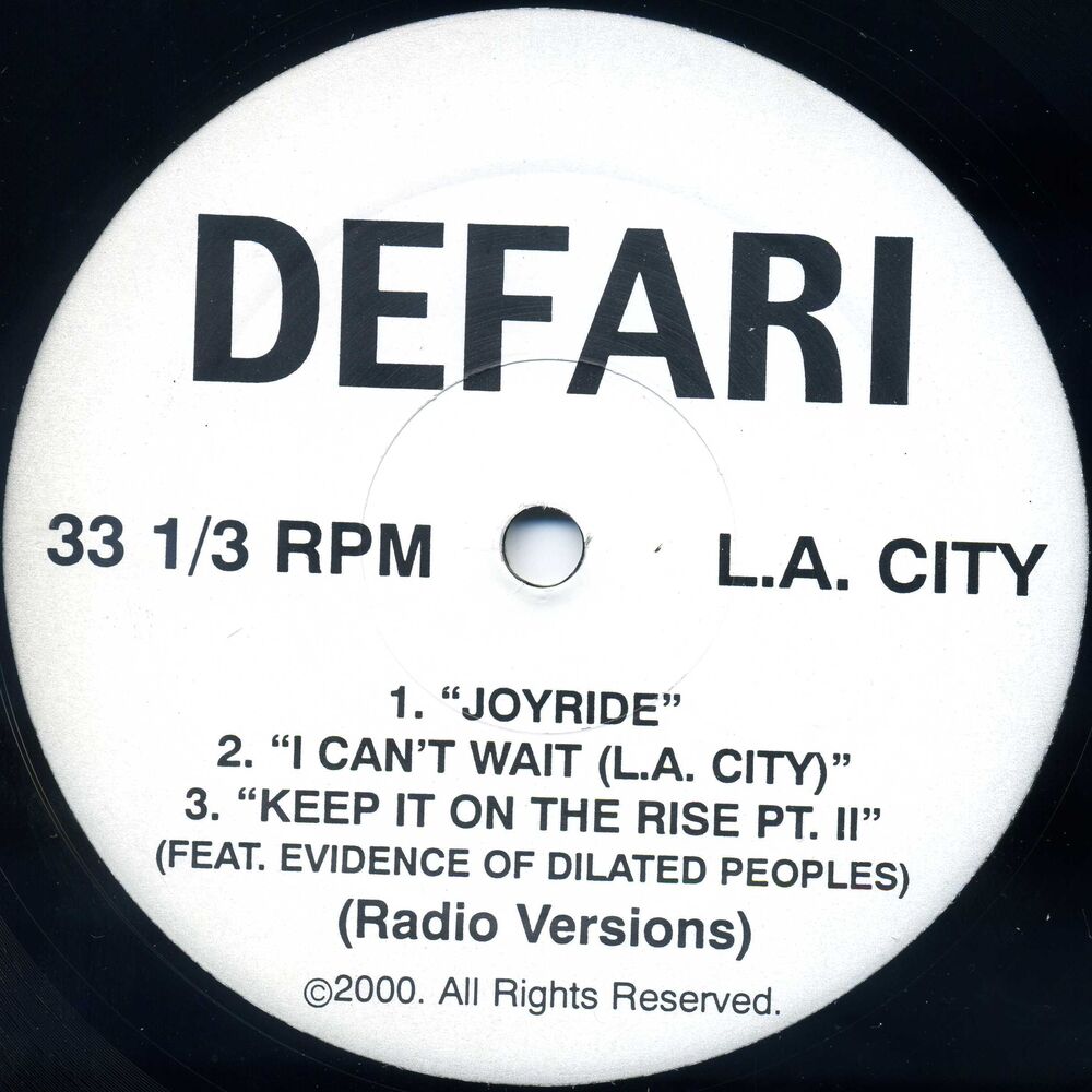 Picture of Joyride/L.A. City/Keep It On The Rise