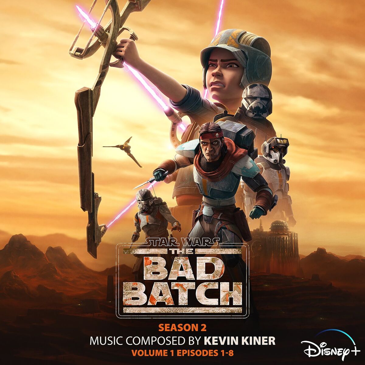 Album cover of Star Wars: The Bad Batch – Season 2: Vol. 1 (Episodes 1-8) (Original Soundtrack)