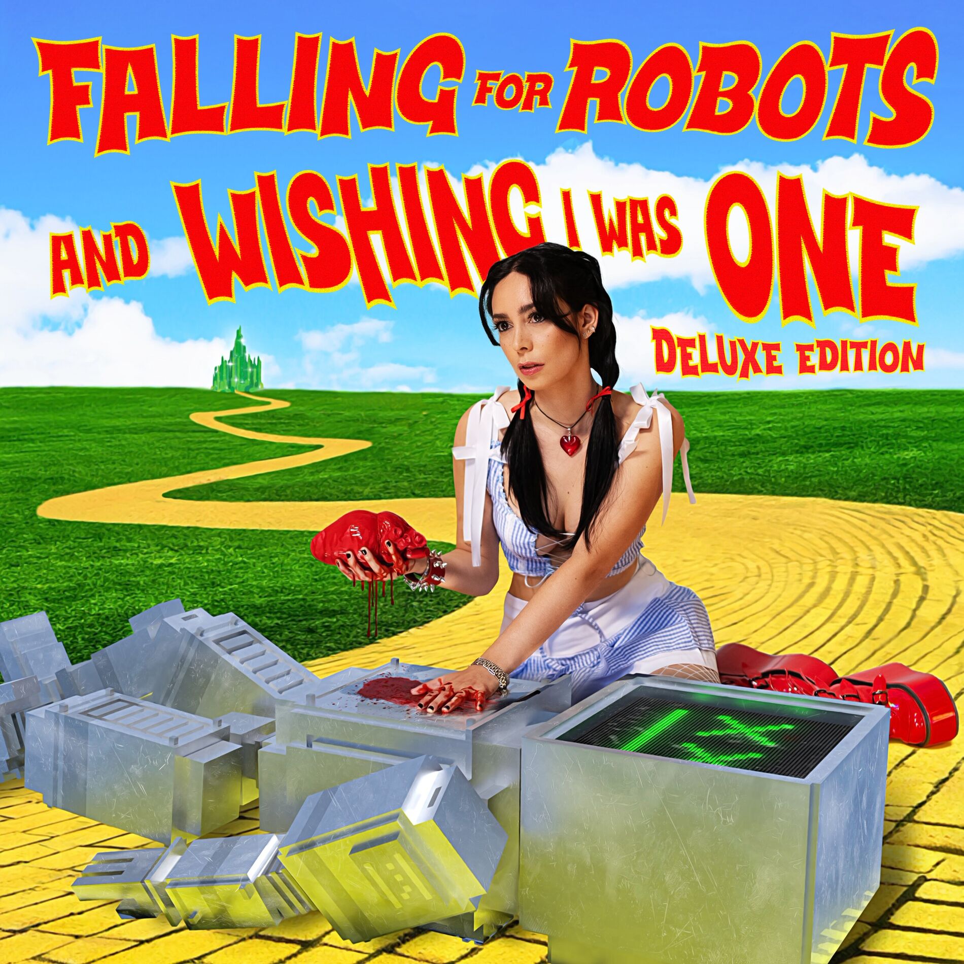 Album cover of falling for robots and wishing i was one (deluxe)