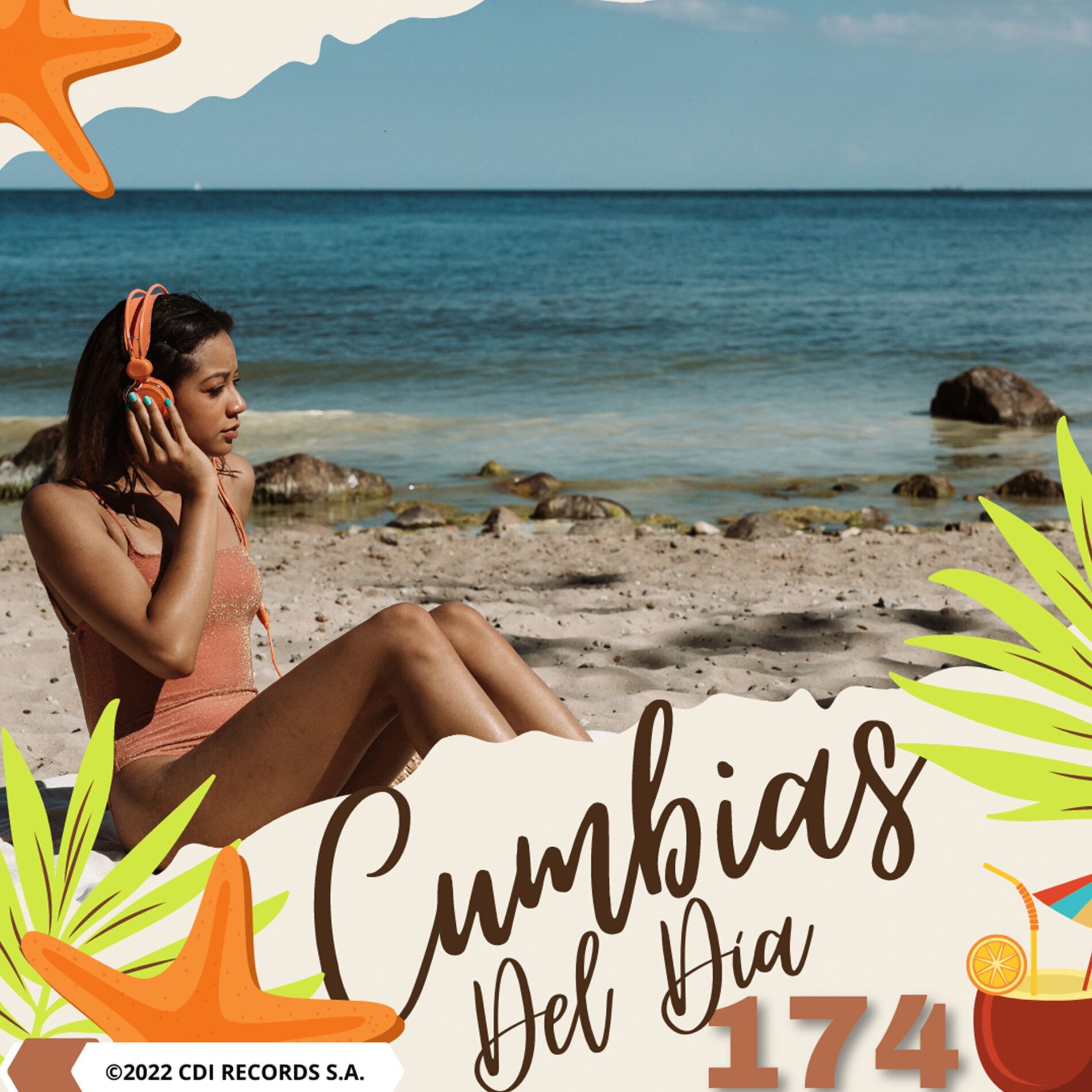 Album cover of Cumbias Del Dia 174
