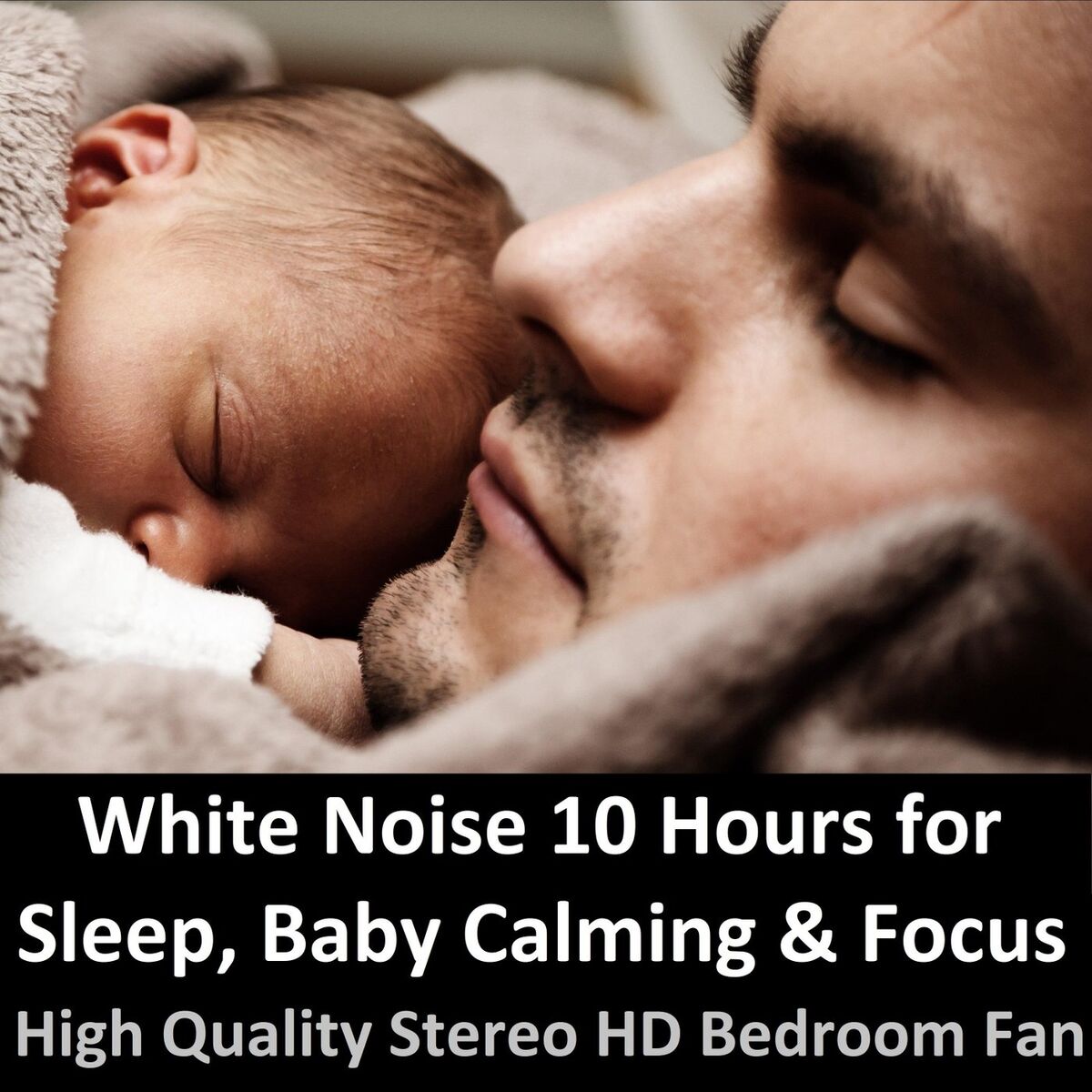 Album cover of White Noise 10 Hours for Sleep, Baby Calming & Focus: High Quality Stereo Hd Bedroom Fan