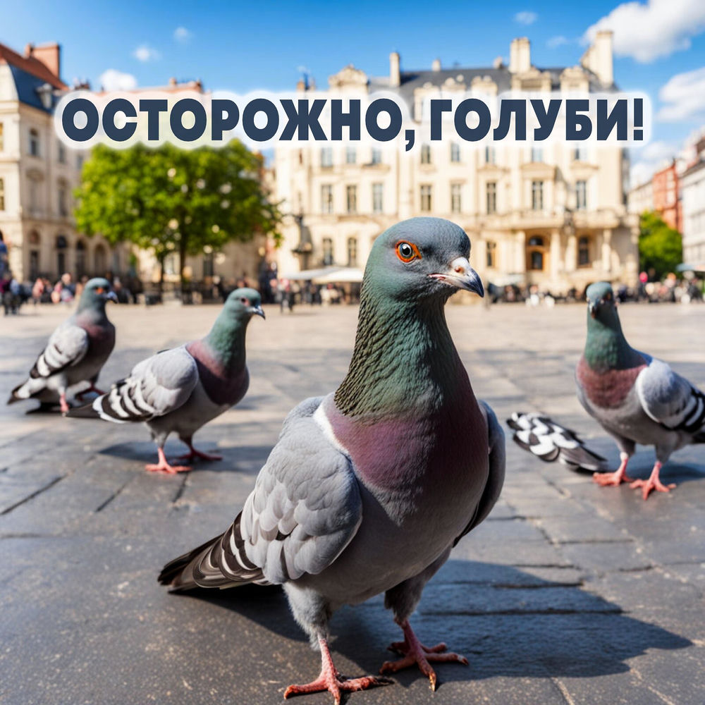 Album artwork for Осторожно, голуби! by JK