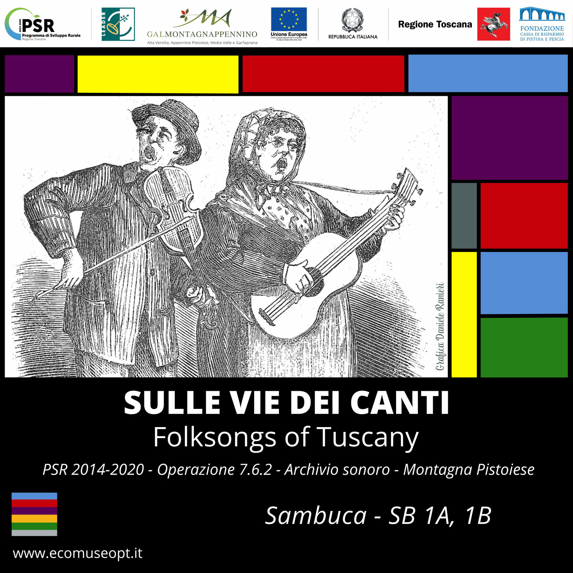 Album cover of Sulle Vie dei Canti Sambuca 1A, 1B Toscana Montagna Pistoiese