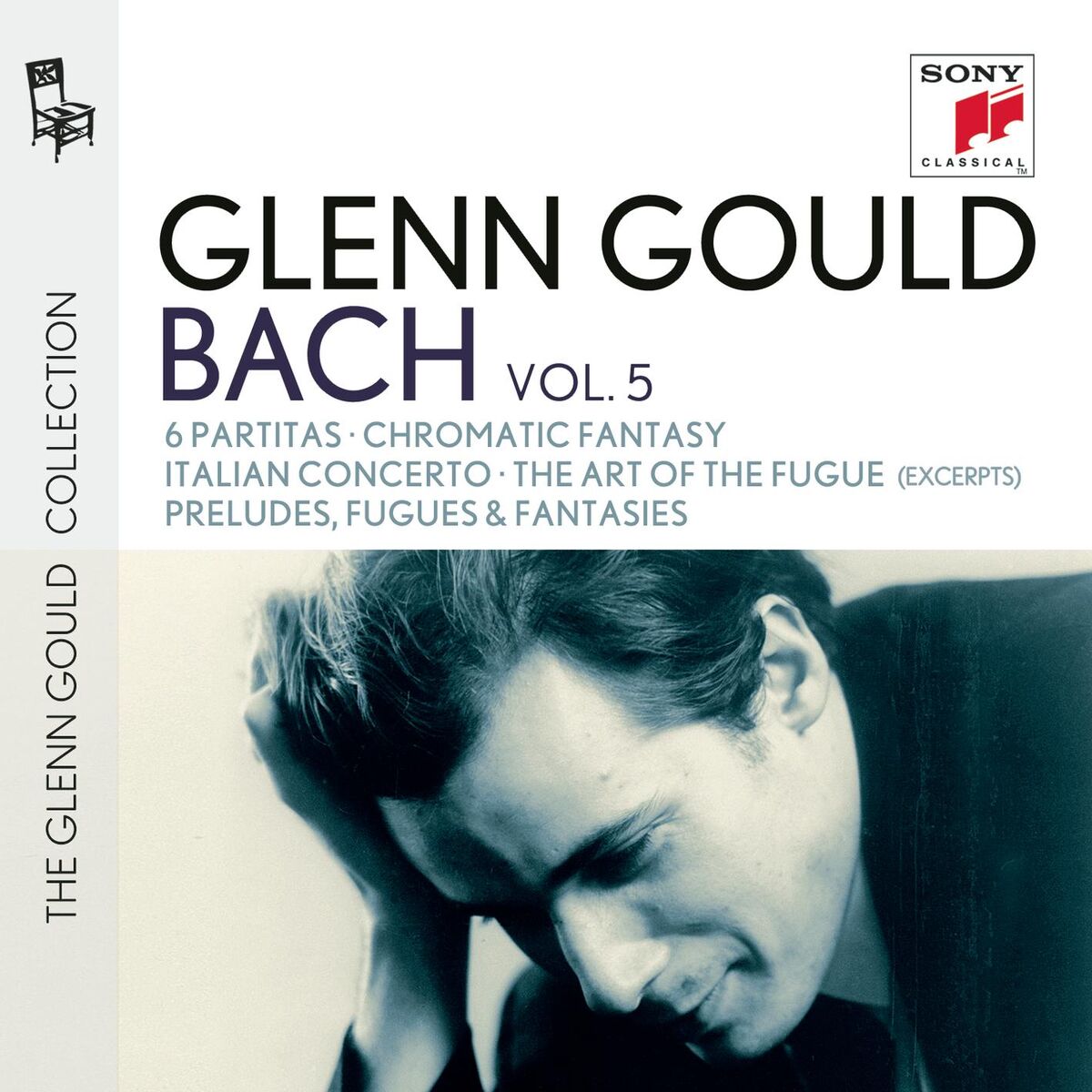 Album cover of Glenn Gould plays Bach: 6 Partitas BWV 825-830; Chromatic Fantasy BWV 903; Italian Concerto BWV 971; The Art of the Fugue BWV 1080