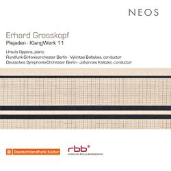 Cover of Erhard Grosskopf: Plejaden, Op. 56 & KlangWerk 11, Op. 64 (Live)