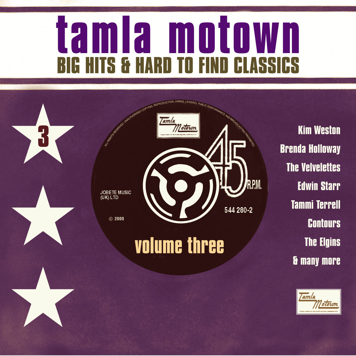 Album cover of Big Motown Hits & Hard To Find Classics - Volume 3