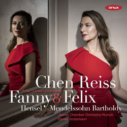Cover of Fanny Mendelssohn Hensel & Felix Mendelssohn: Arias, Lieder, Overtures by undefined