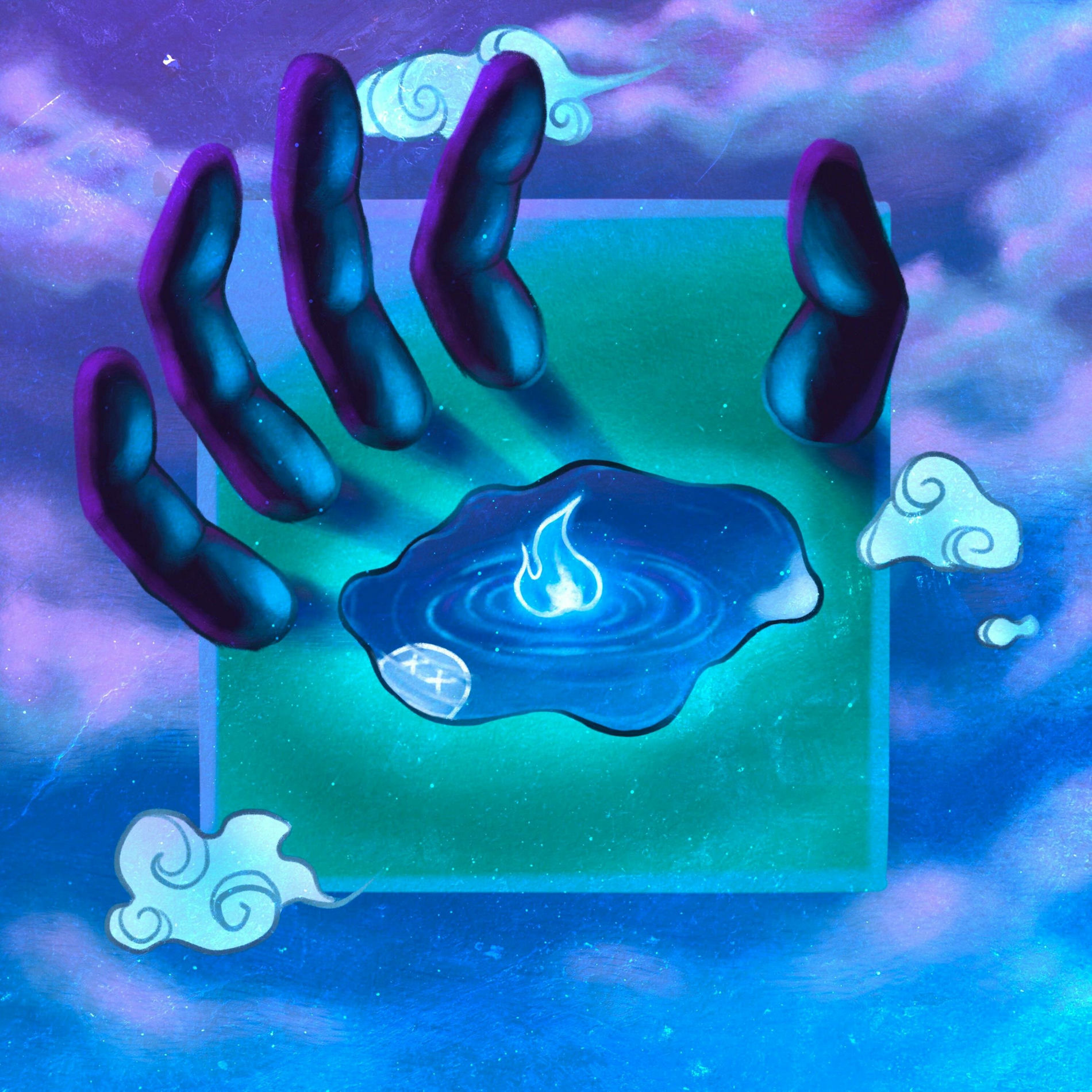 Album cover of NOT SURE (feat. Bachyard Ghost)