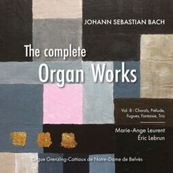 Cover of J.S. Bach: the complete organ works, Vol. 8: Chorals, Prélude, Fugues, Fantaisie, Trio.
