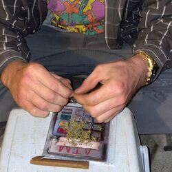 Cover of rolling tray-z
