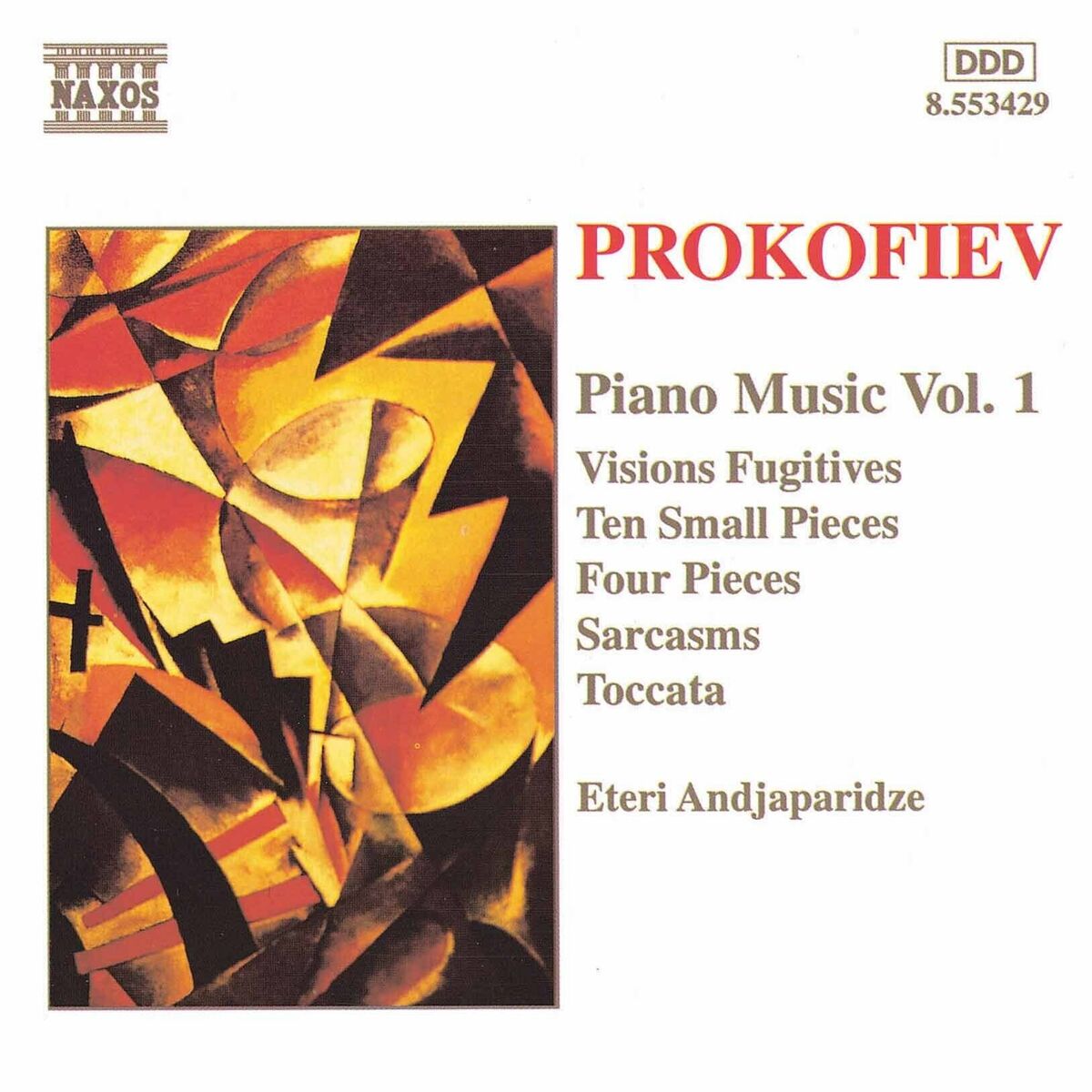Album cover of Prokofiev: Ten Small Pieces / Sarcasms / Visions Fugitives
