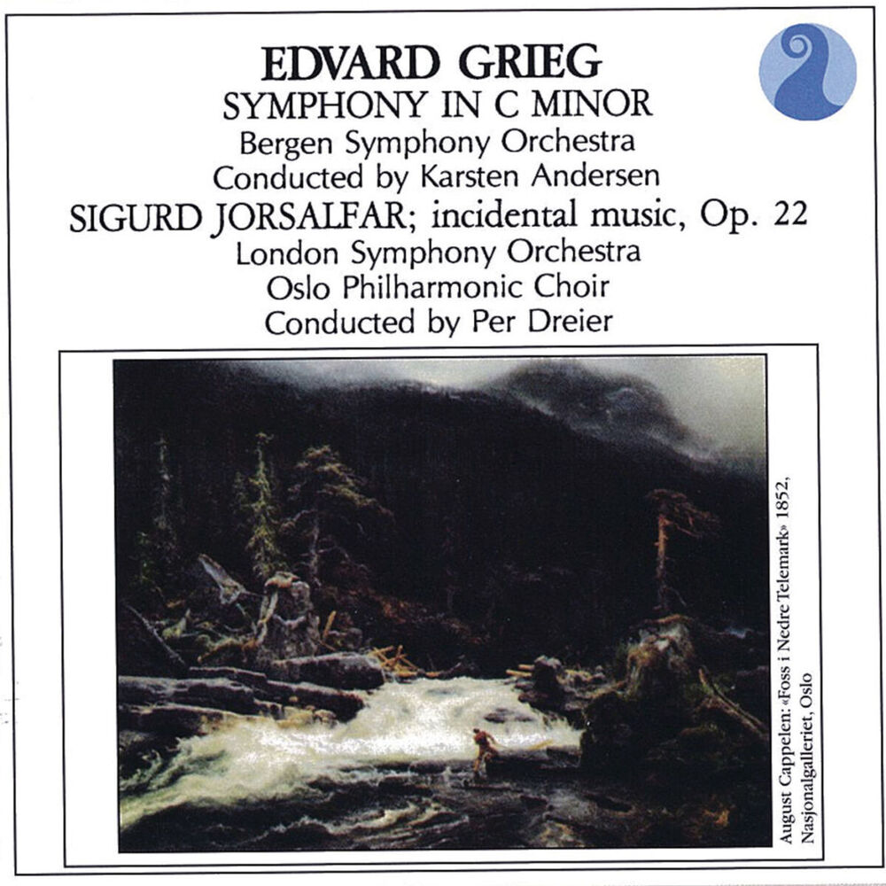 Picture of Grieg: Symphony in C minor / Sigurd Jorsalfar, Op. 22 - Incidental music
