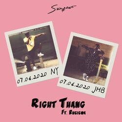 Cover of RIGHT THANG (feat. Busiswa)