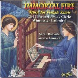 Cover of Immortal Fire: Music for Female Saints