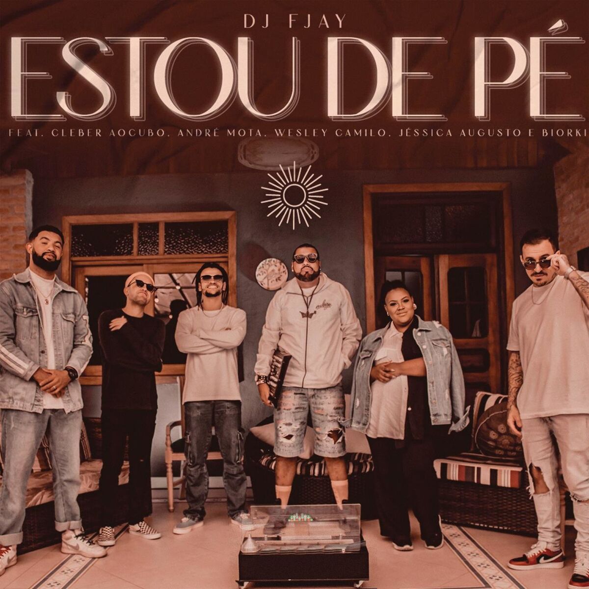 Album cover of Estou de Pé (feat. Wesley Camilo, Cléber Ao Cubo, Biorki, Jéssica Augusto & André Mota)