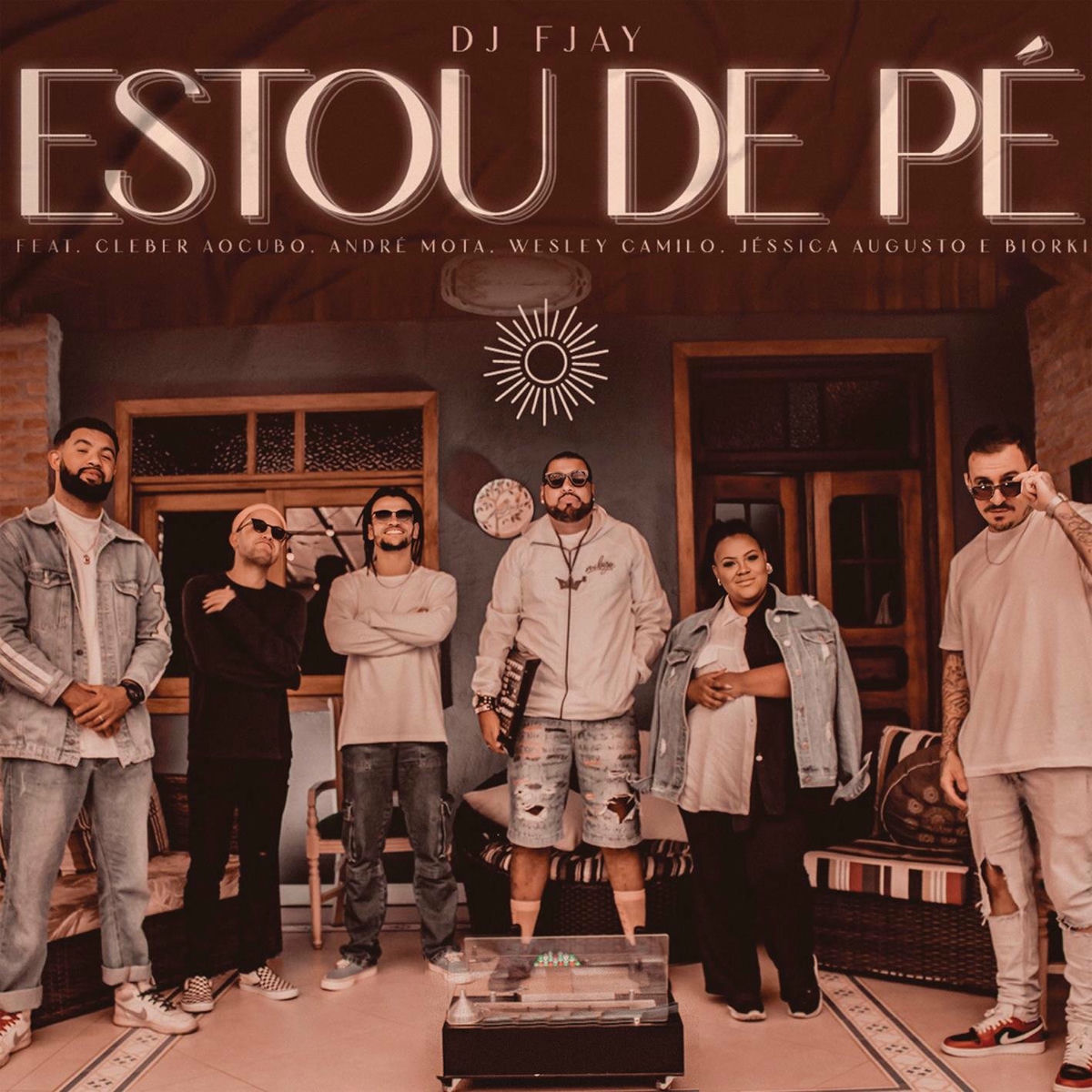 Album cover of Estou de Pé (feat. Wesley Camilo, Cléber Ao Cubo, Biorki, Jéssica Augusto & André Mota)